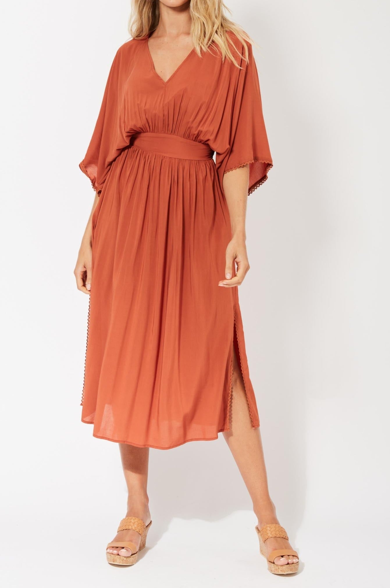 Saba Batwing Maxi - Rust - The Haven Co