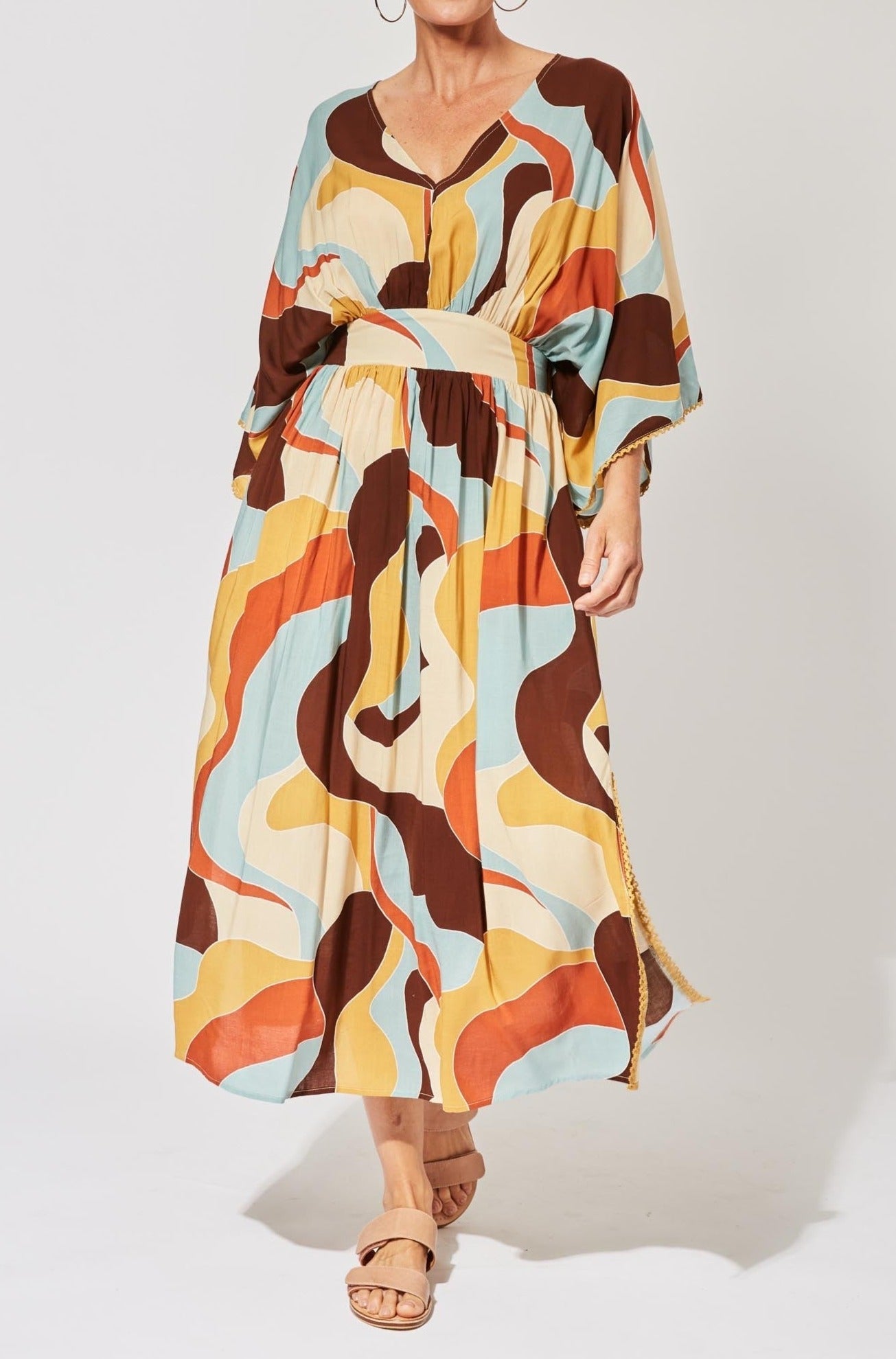 Saba Batwing Maxi - Pucci - The Haven Co