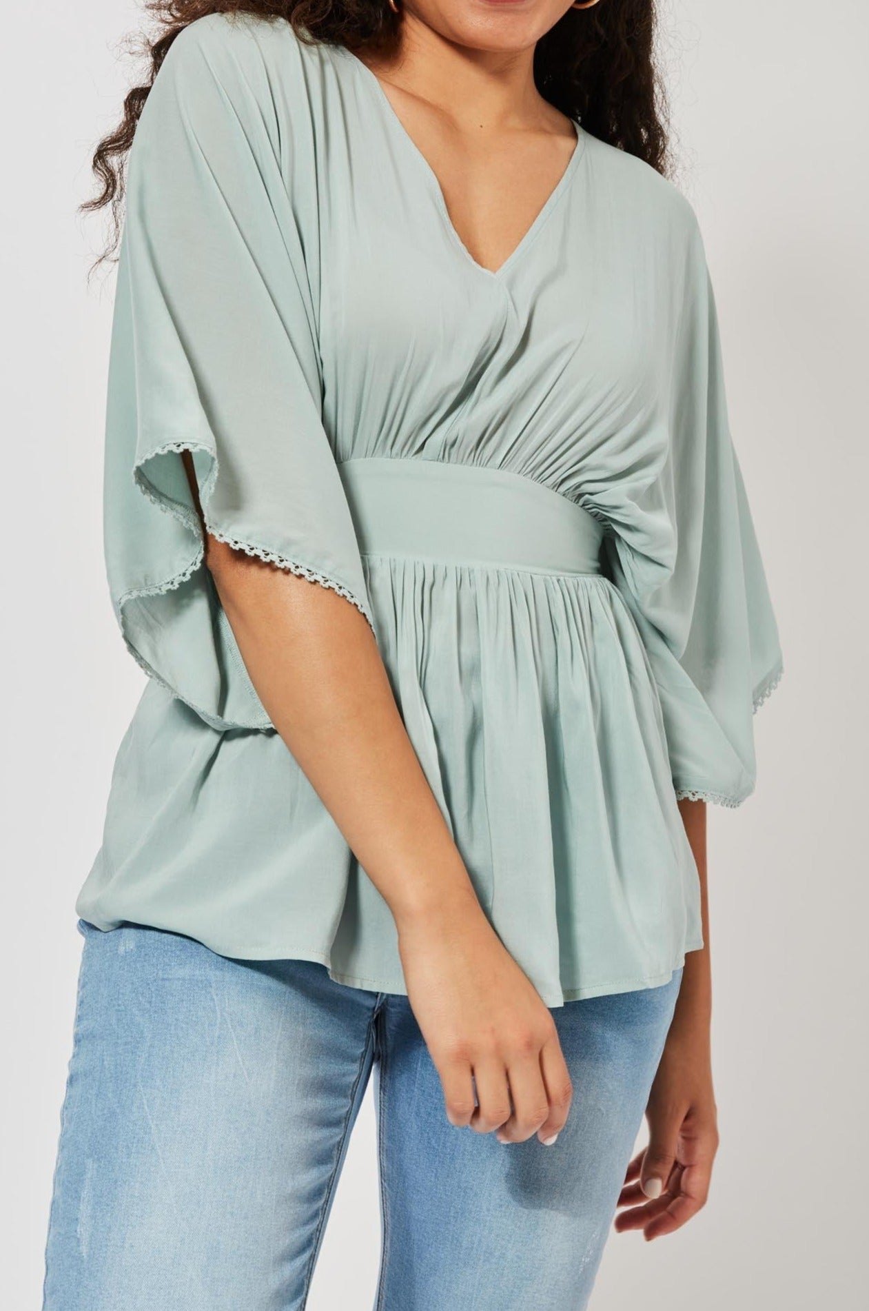 Saba Batwing Top - Canal - The Haven Co