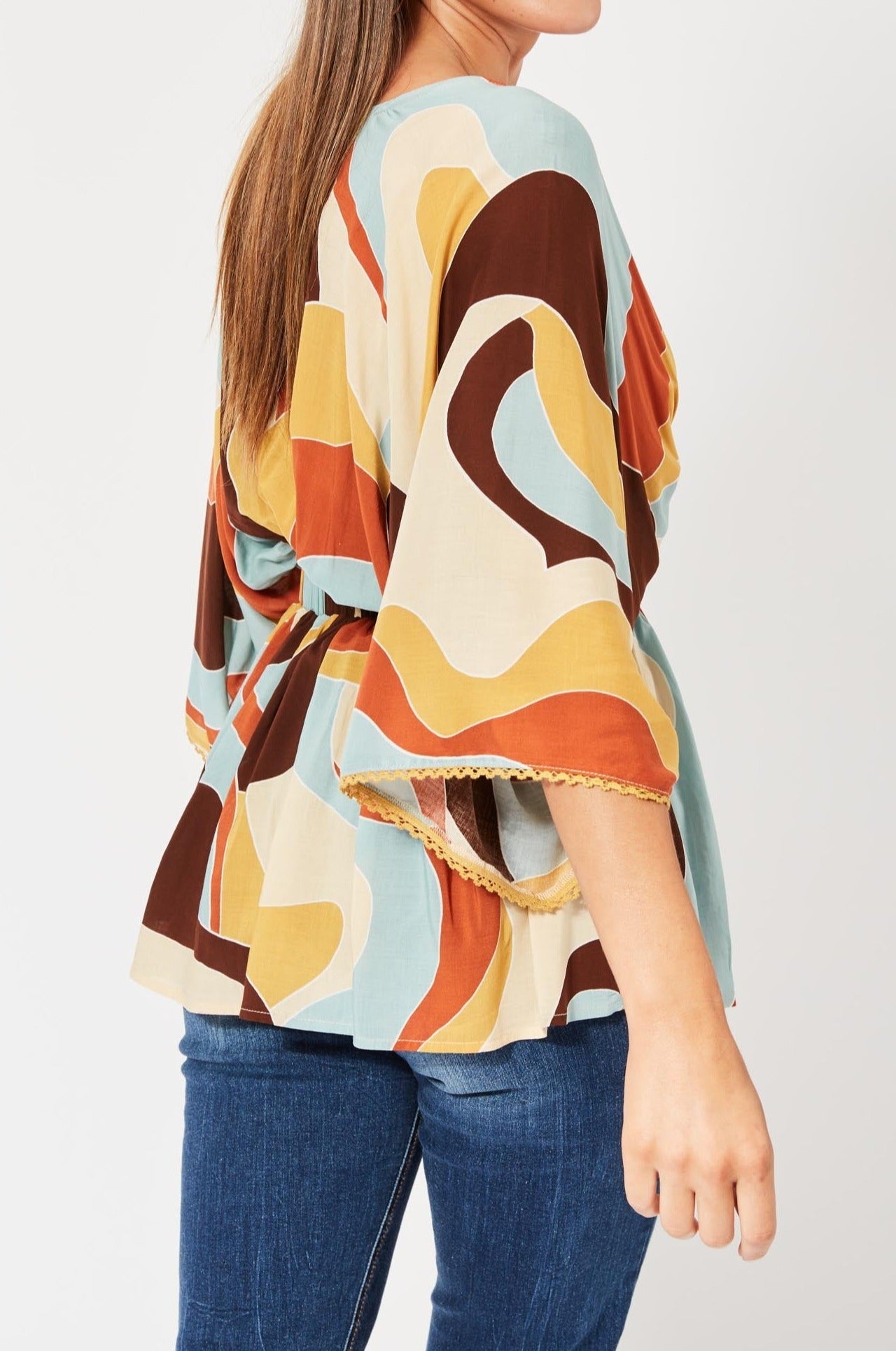 Saba Batwing Top - Pucci - The Haven Co