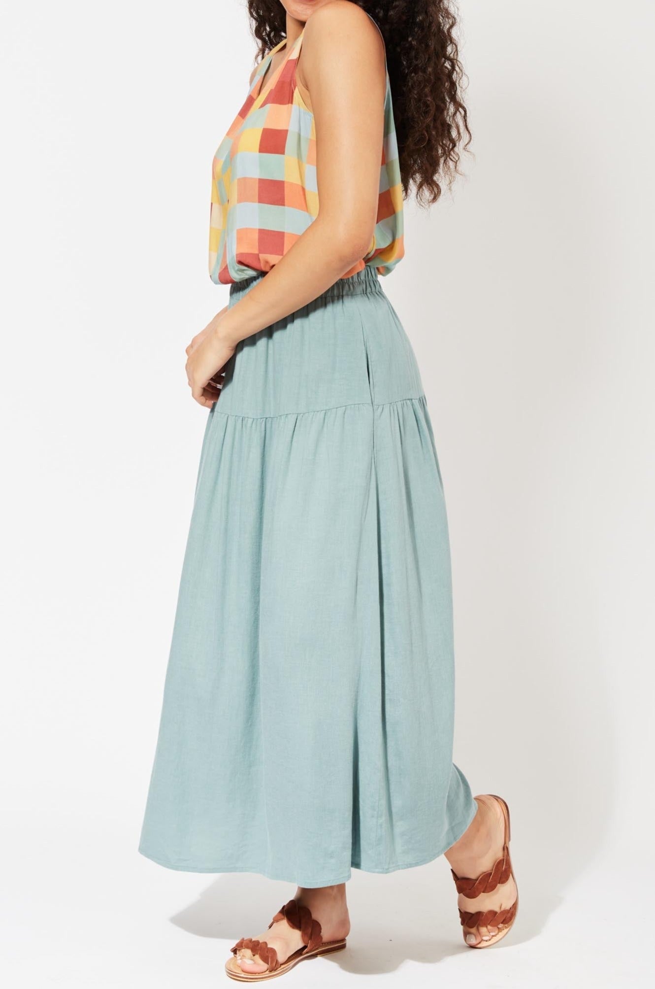 Belize Skirt - Mineral - The Haven Co