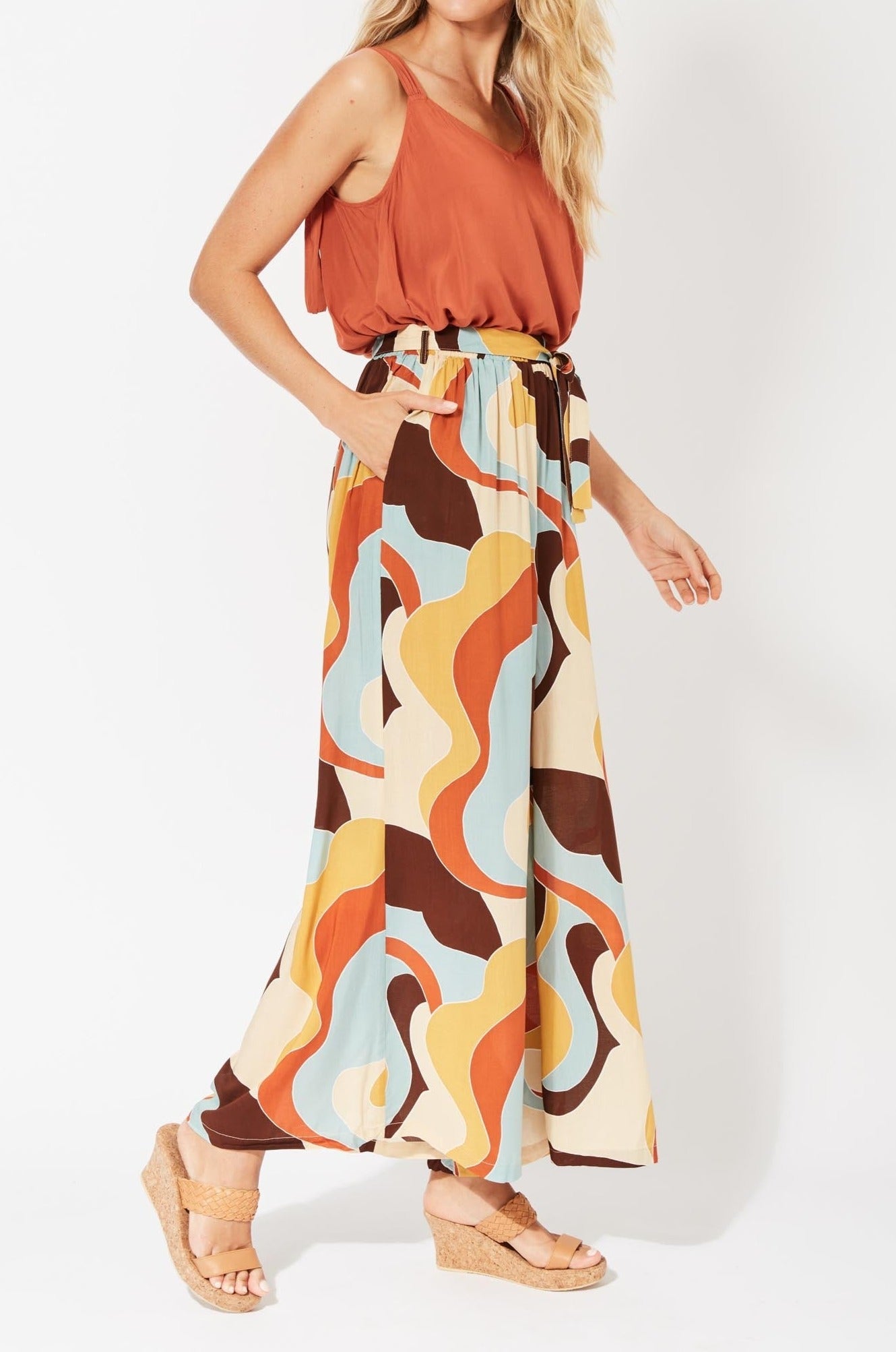 Saba Palazzo Pant - Pucci - The Haven Co