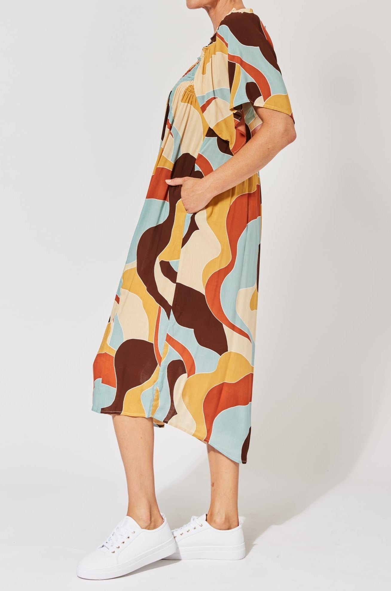 Saba Flutter Dress - Pucci - The Haven Co