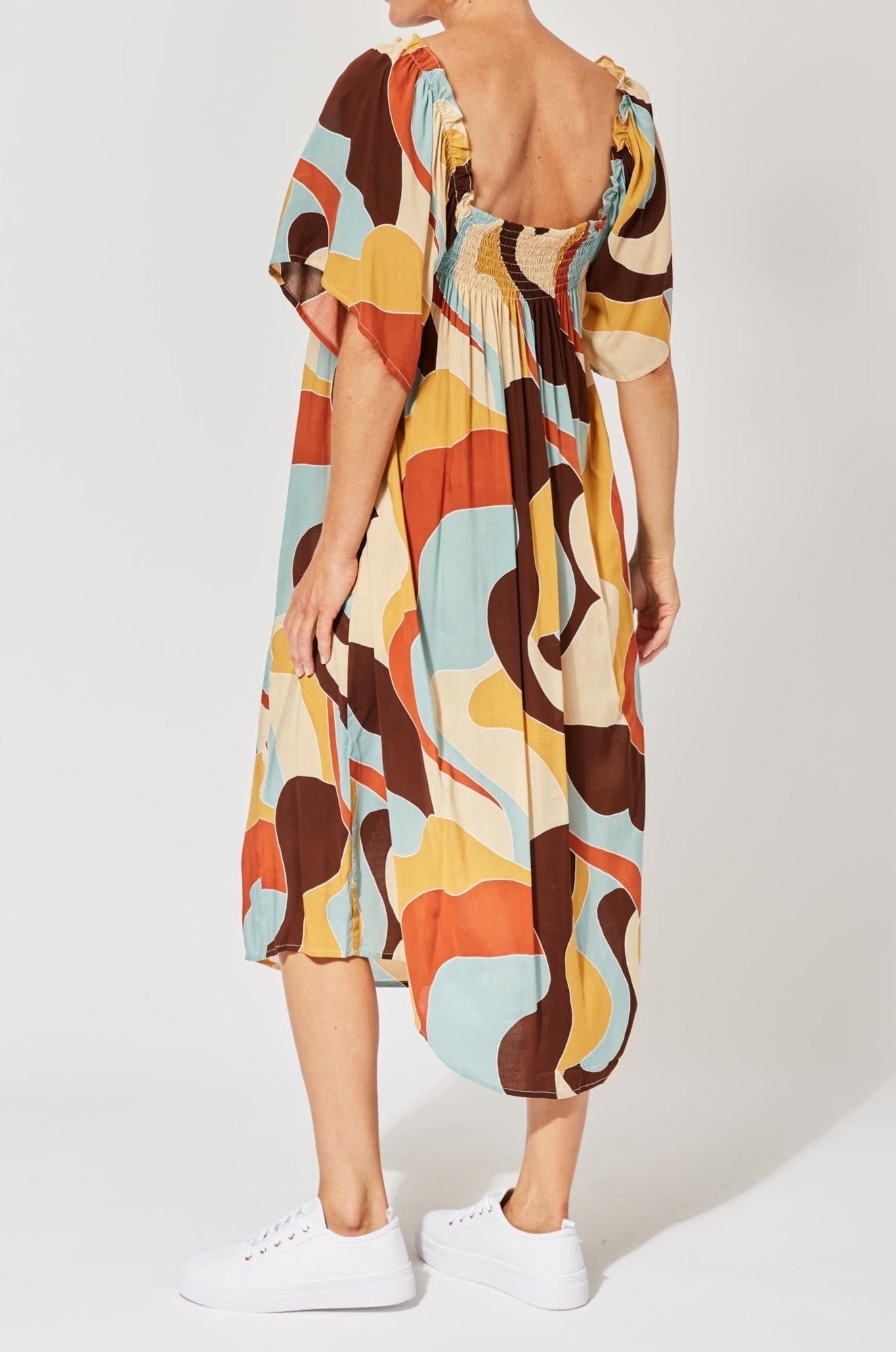 Saba Flutter Dress - Pucci - The Haven Co