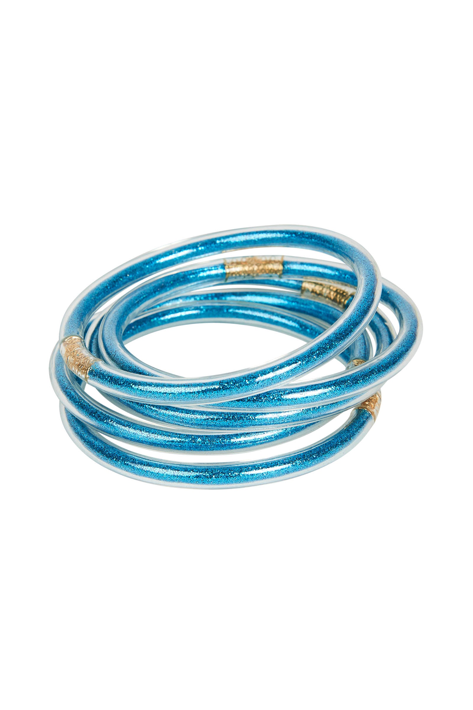 Rio Bangle Set - Aquamarine