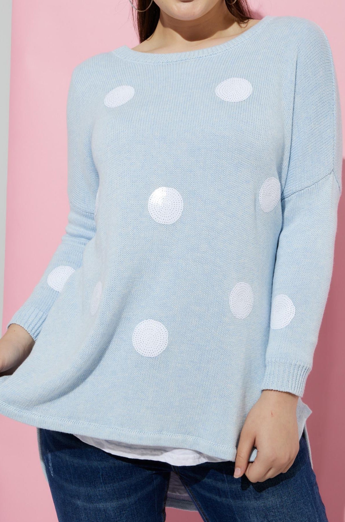 Adare Spot Jumper - Oasis - The Haven Co