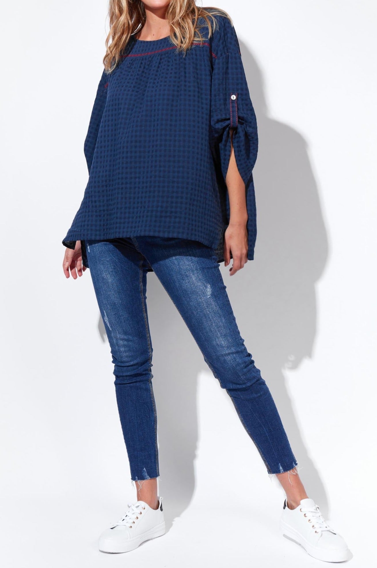 Balvi Top - Indigo - The Haven Co