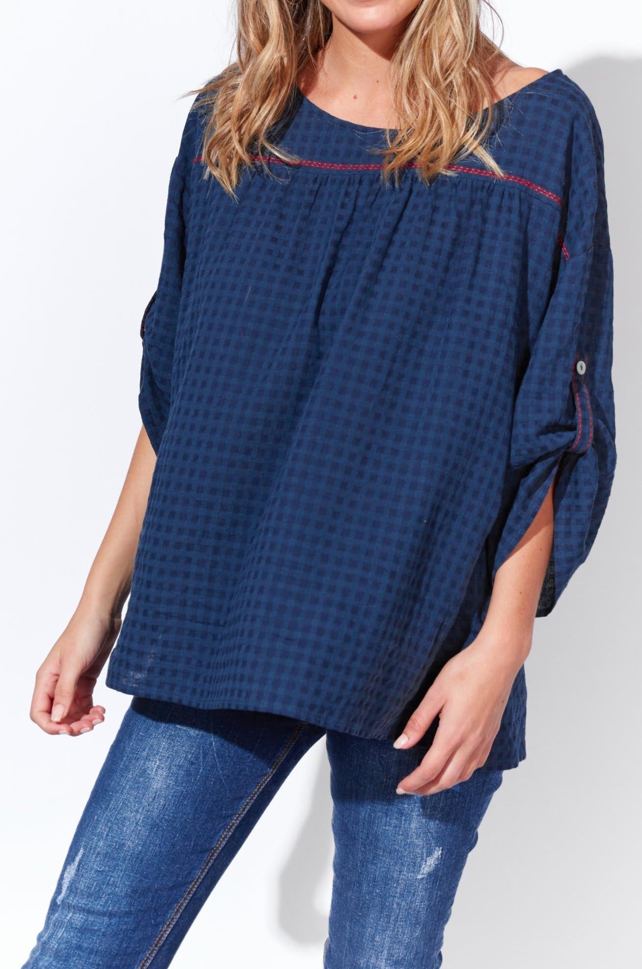 Balvi Top - Indigo - The Haven Co