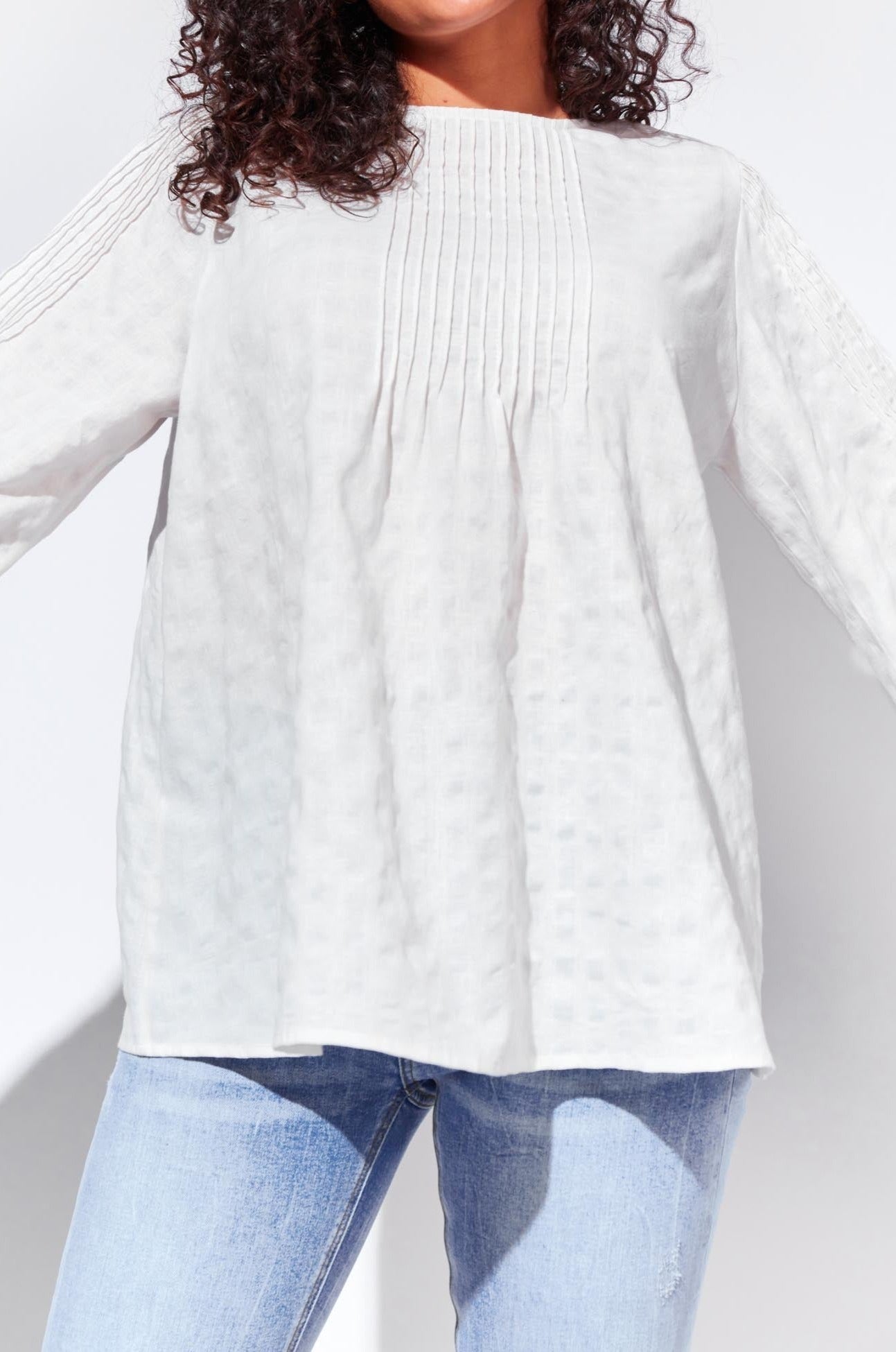 Oslo Blouse - Snow - The Haven Co