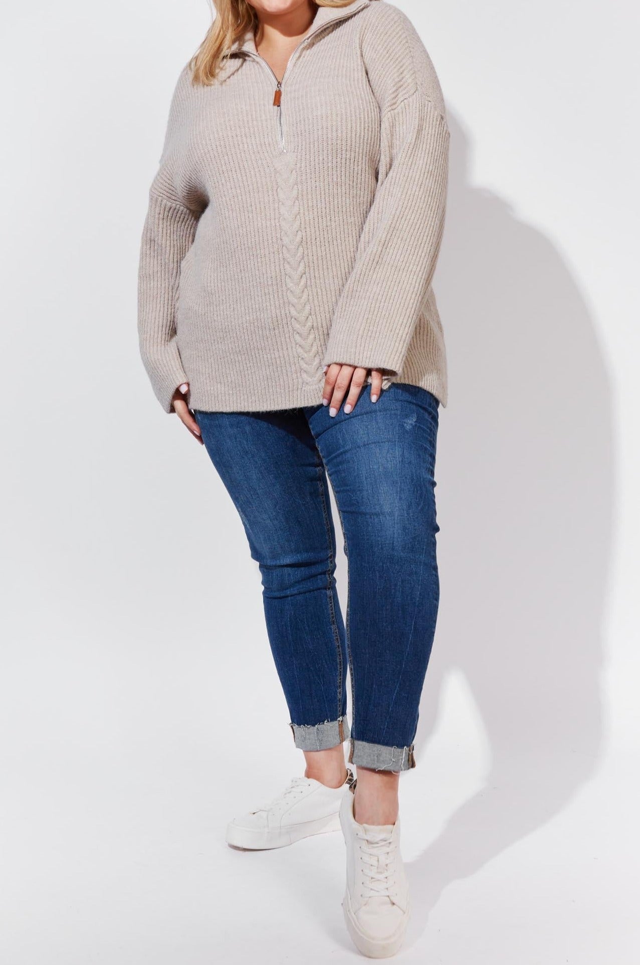 Vannes Jumper - Gray - The Haven Co