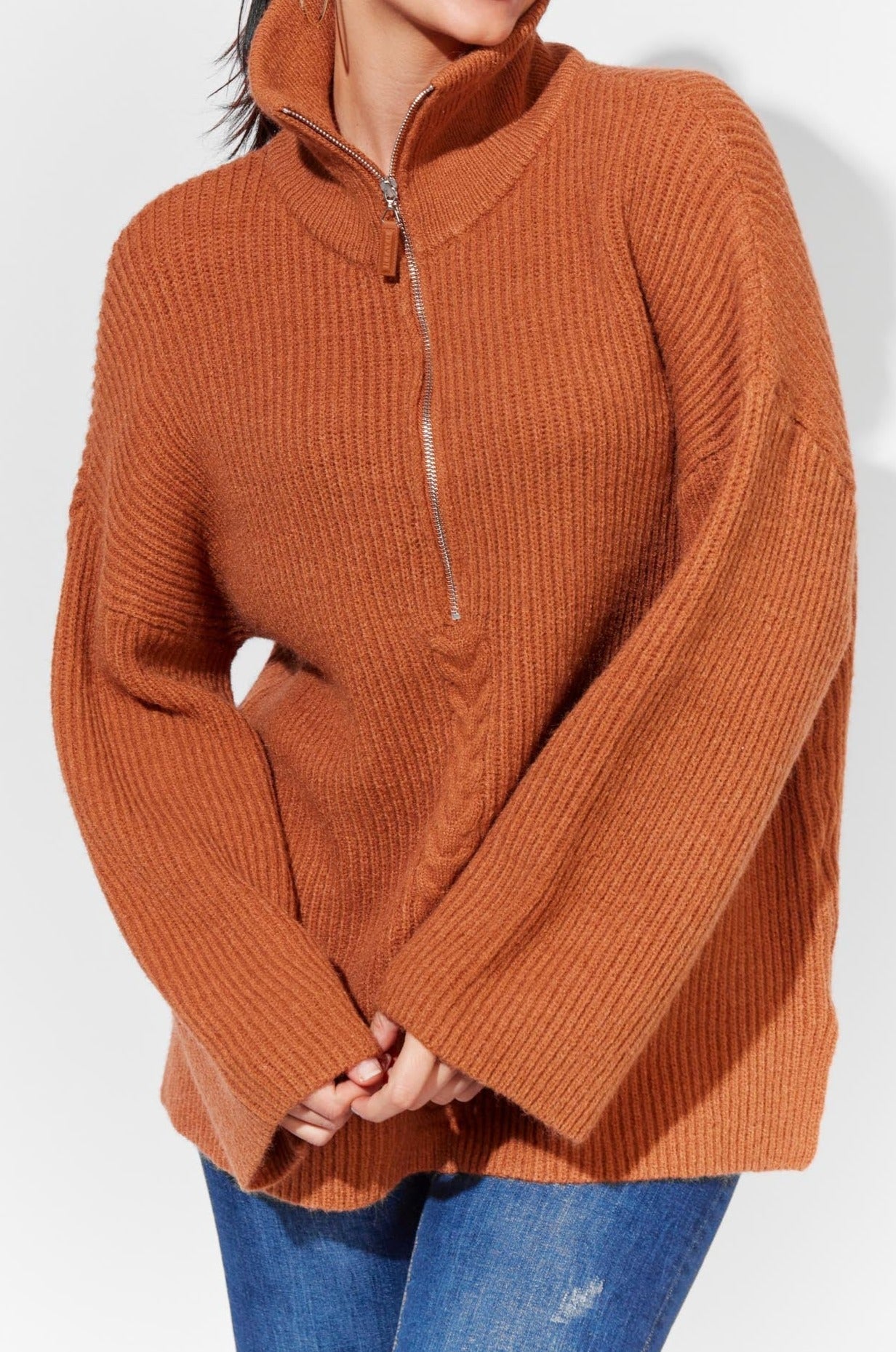 Vannes Jumper - Maple - The Haven Co