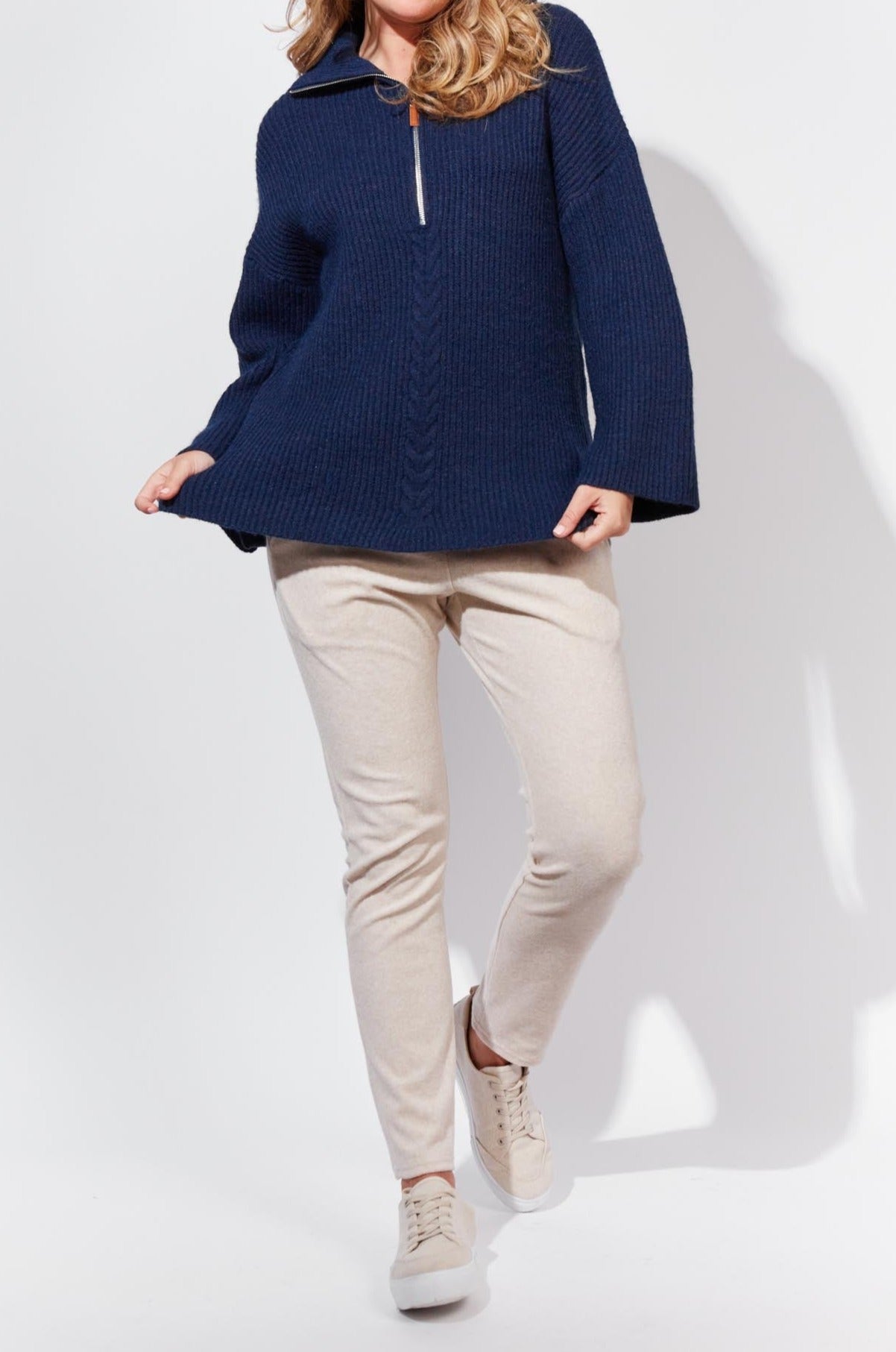 Vannes Jumper - Indigo - The Haven Co