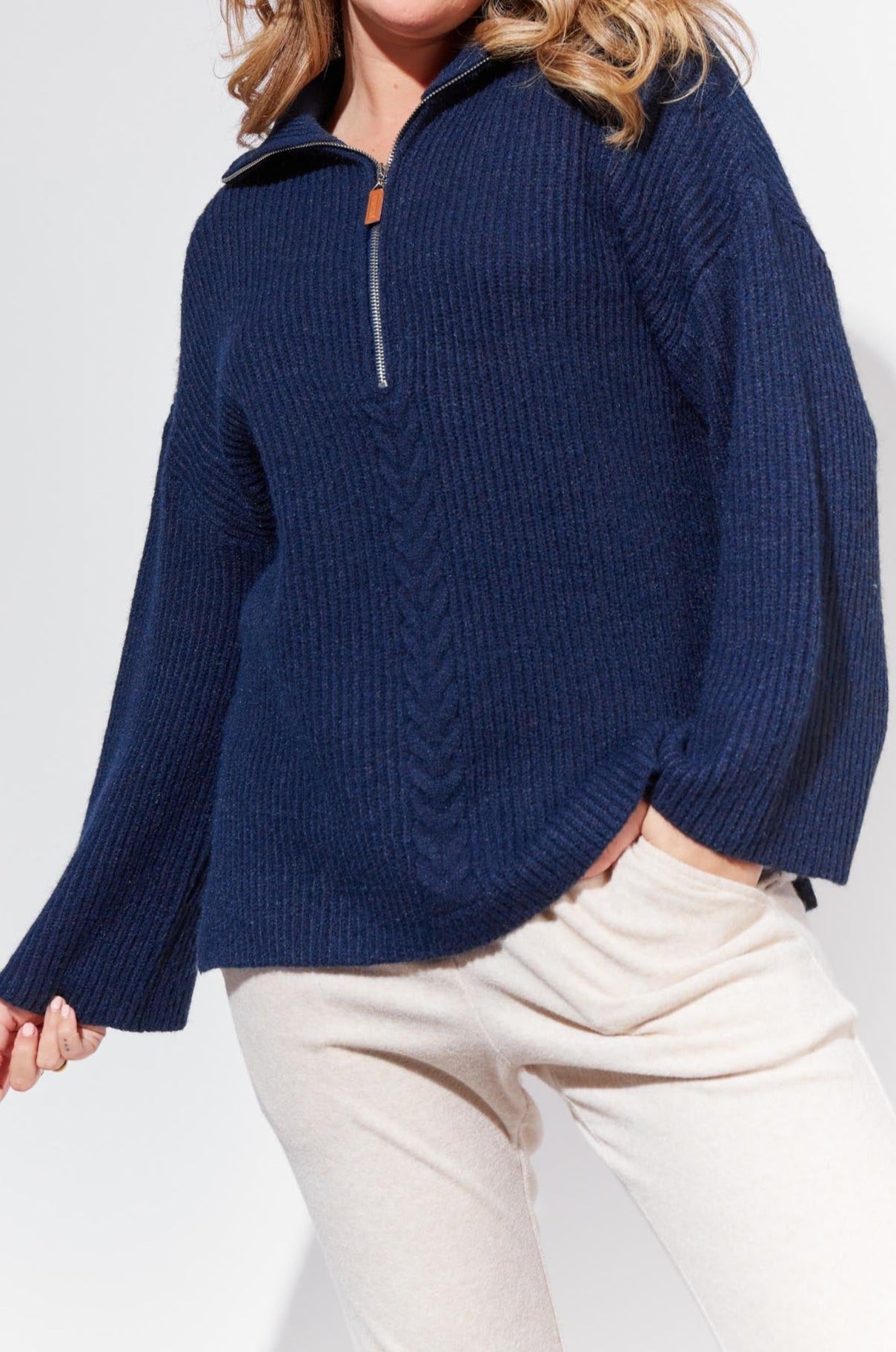 Vannes Jumper - Indigo - The Haven Co