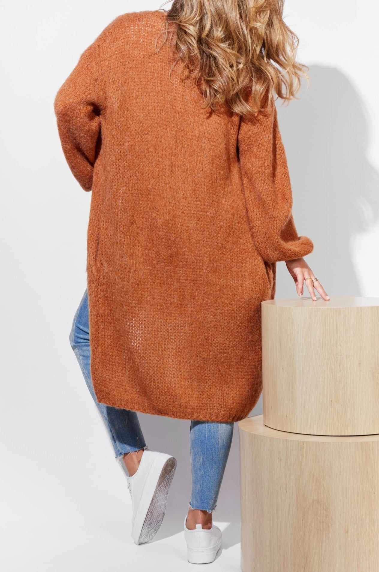 Vannes Cardigan - Maple - The Haven Co