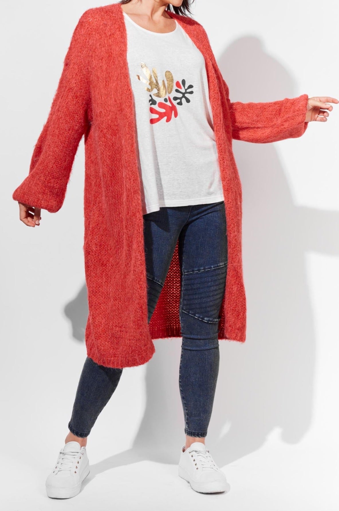 Vannes Cardigan - Poppy - The Haven Co