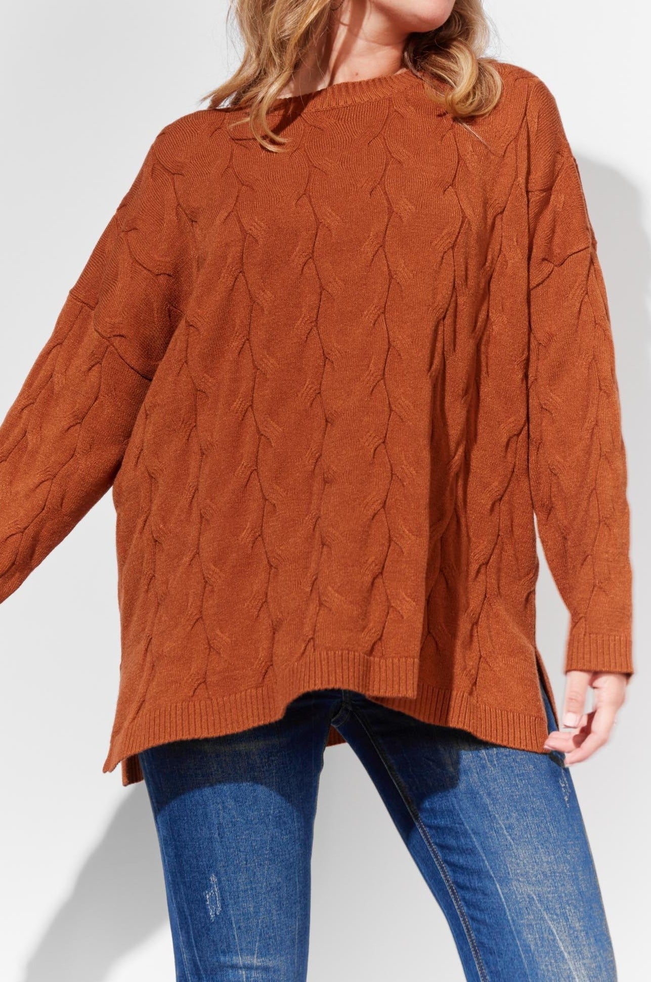 Tivoli Cable Knit - Maple - The Haven Co