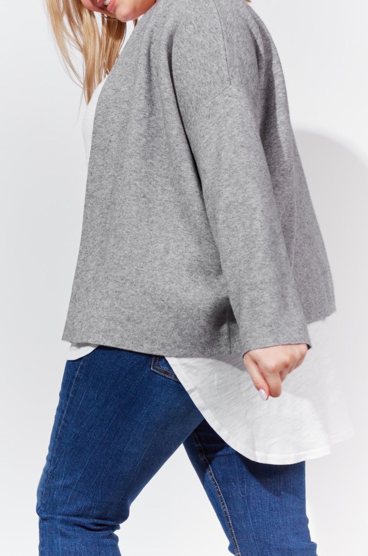 St Moritz Crop Cardigan - Marle - The Haven Co