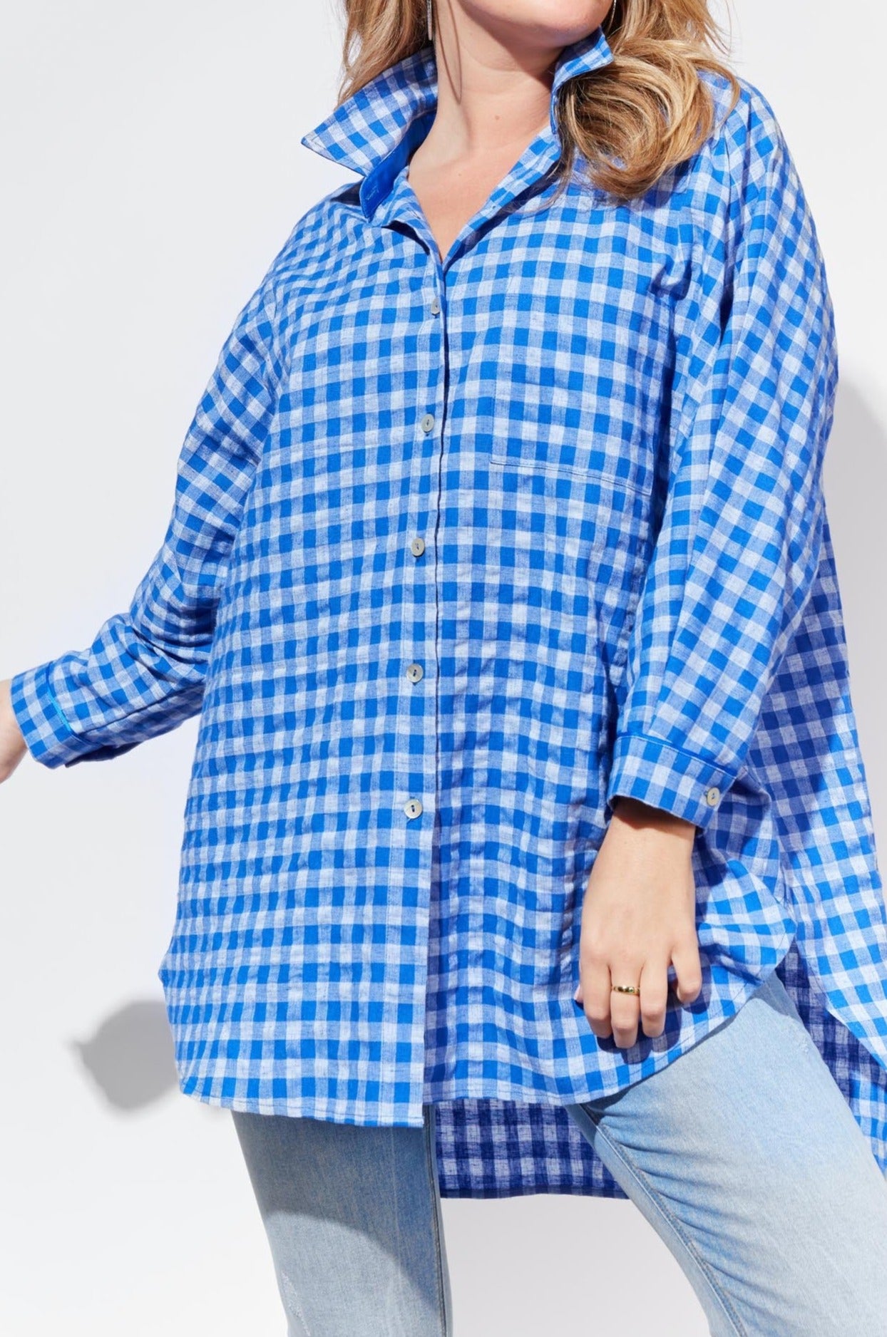 Nagano Shirt - Cobalt - The Haven Co