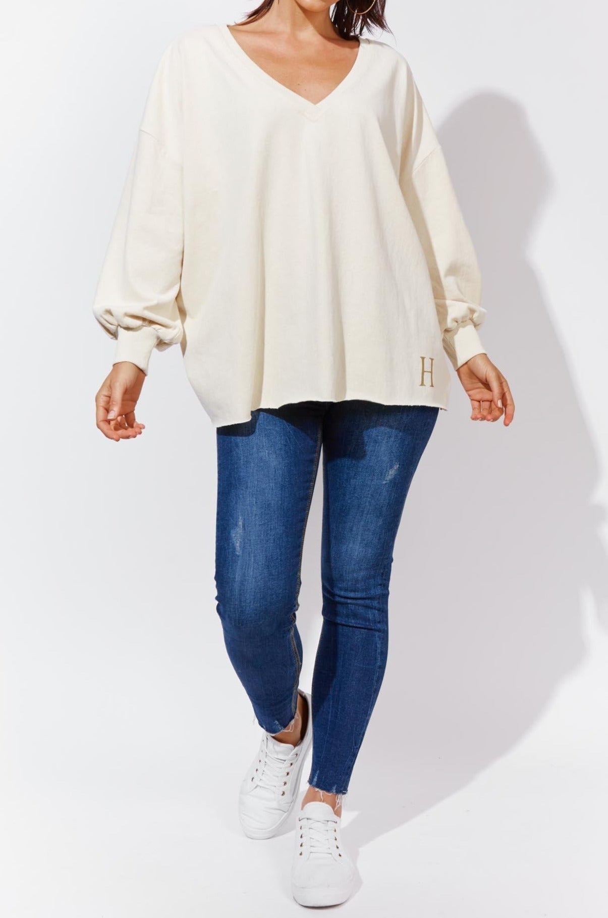 Belene Jumper - Angora - The Haven Co