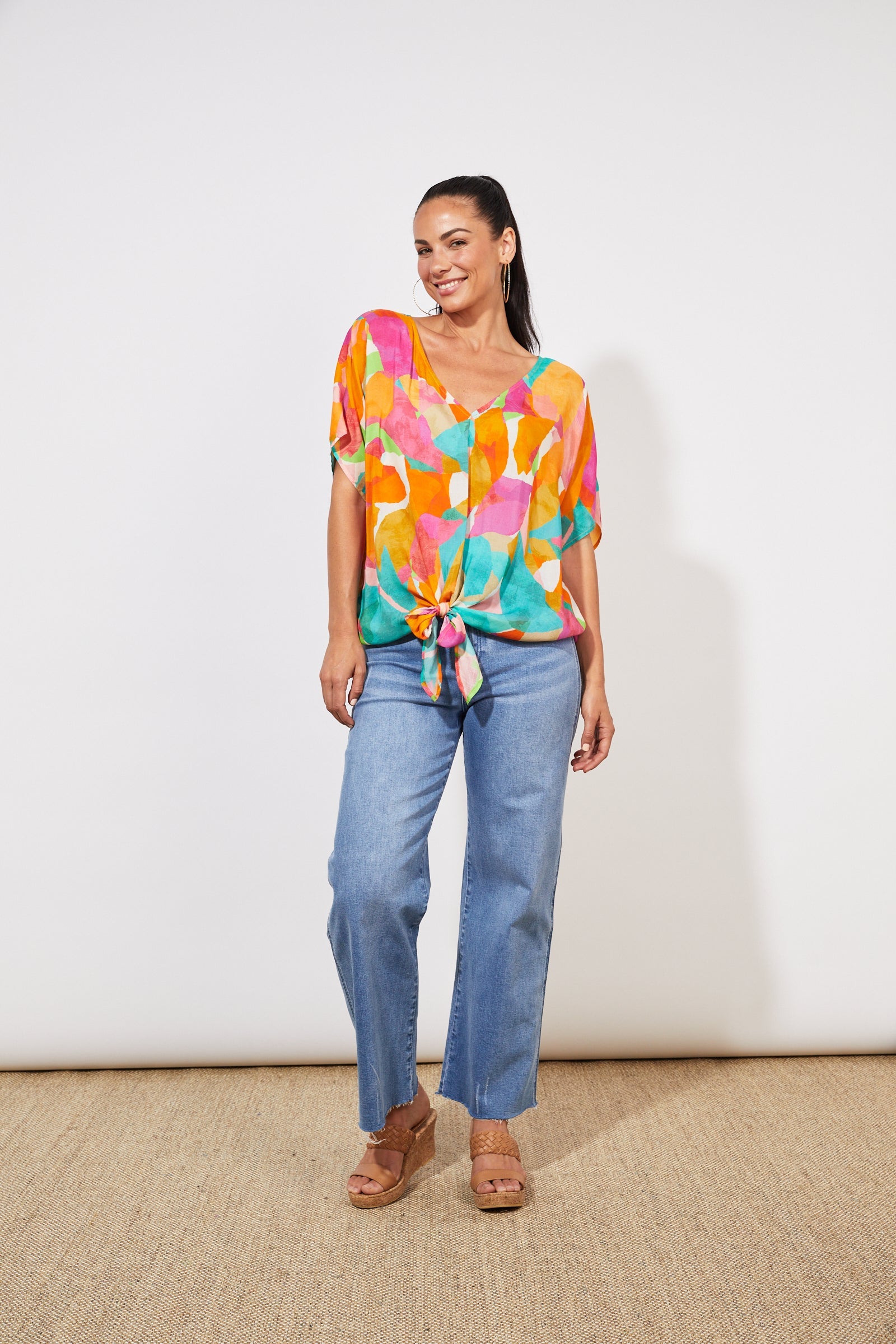 Tropicana Tie Top - Tropicana - The Haven Co