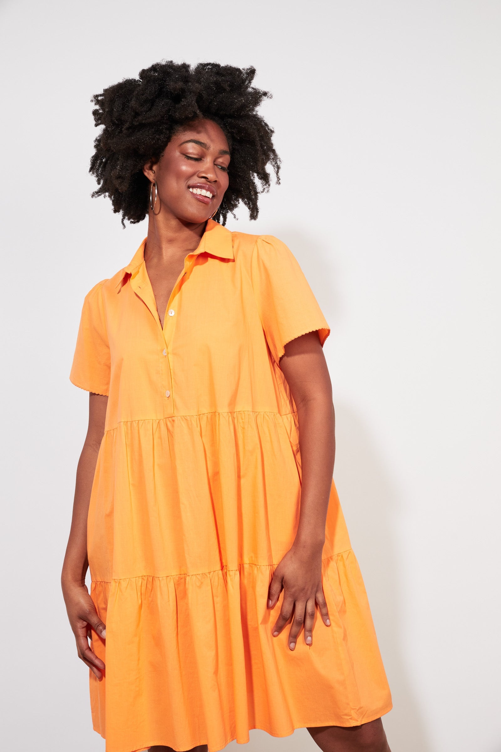 Oahu Shirt Dress - Mango - The Haven Co