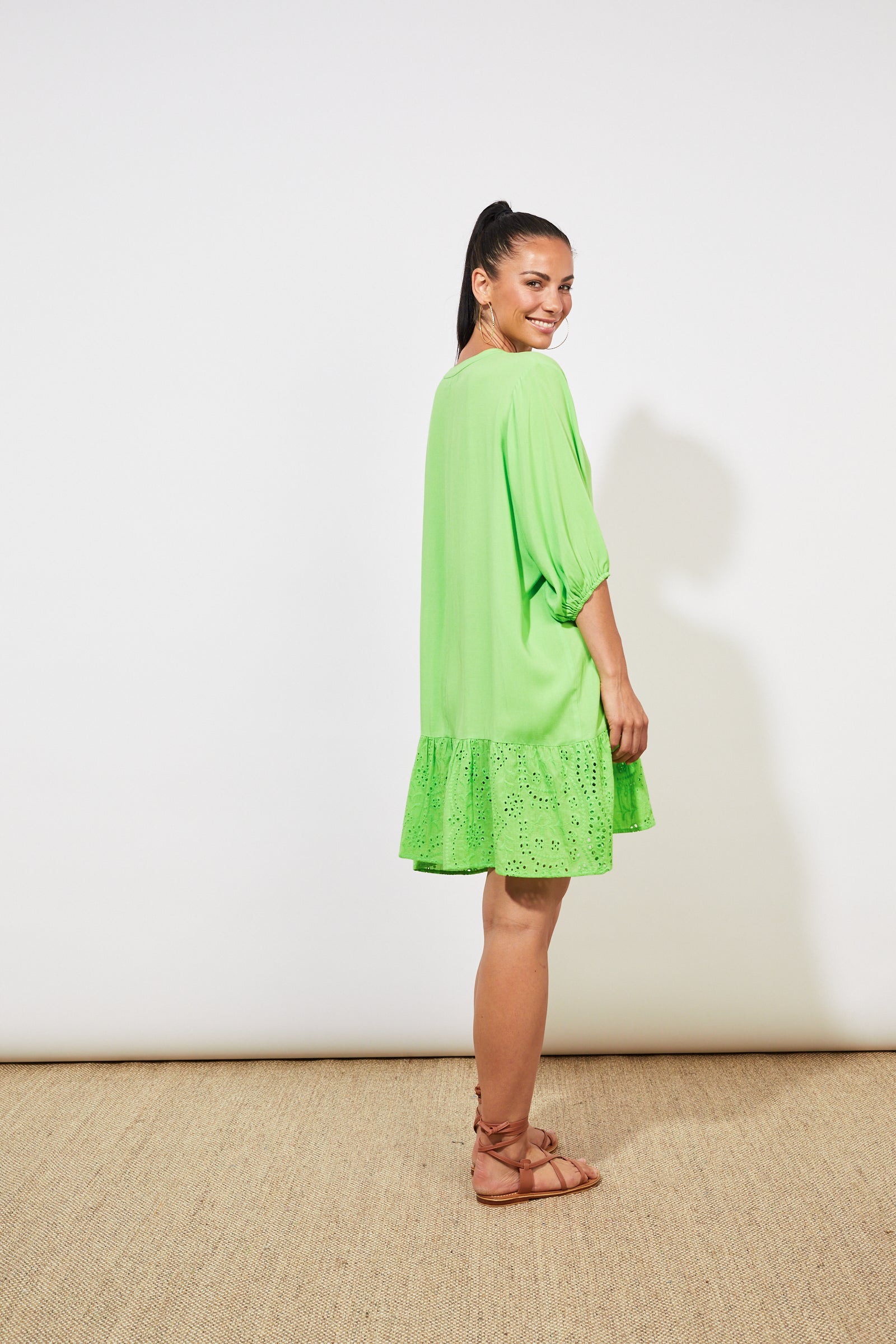 Naxos Relax Top/Dress - Limeade - The Haven Co