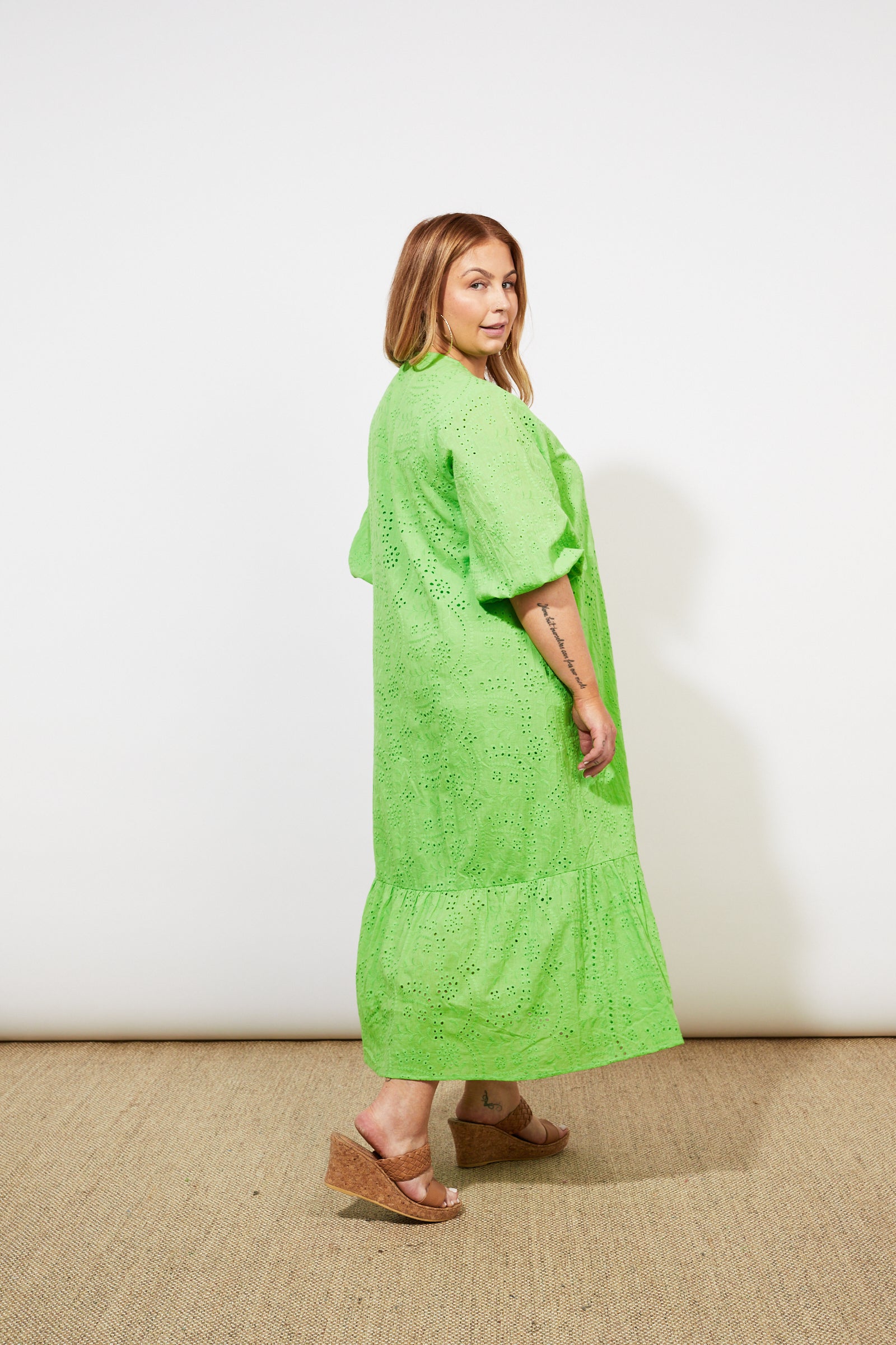 Naxos Dress - Limeade - The Haven Co