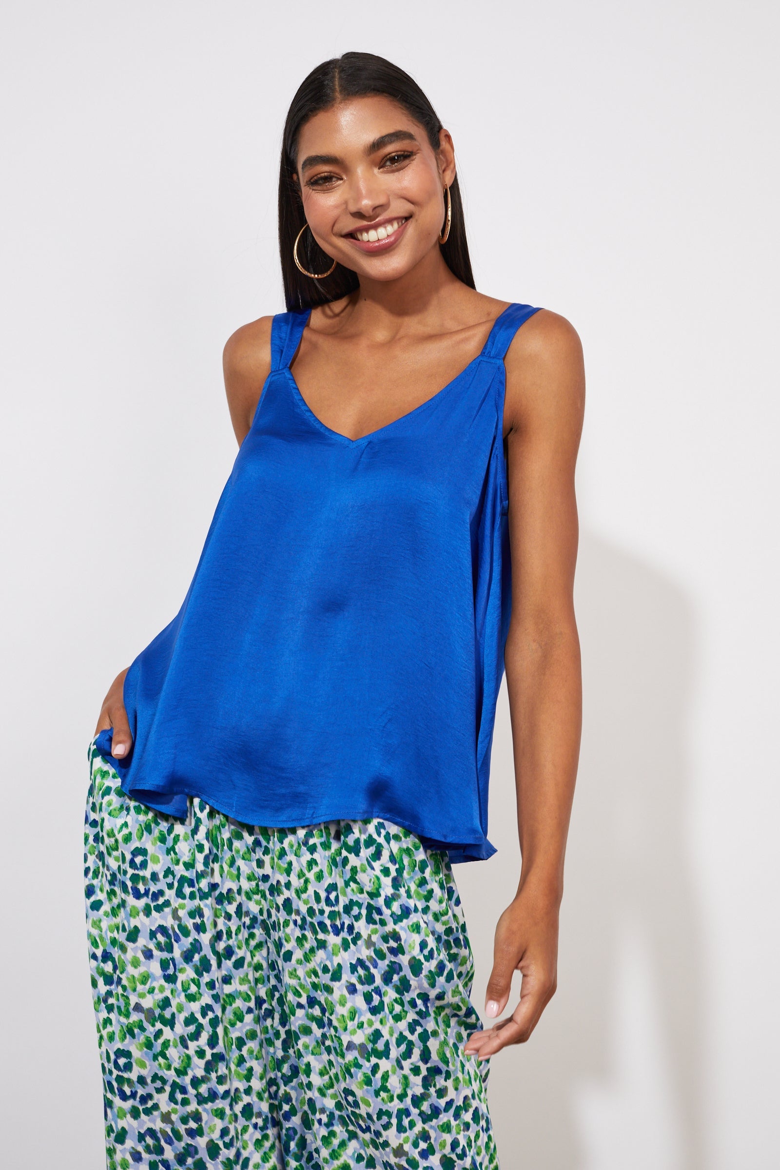 Barbados Tie Tank - Cobalt - The Haven Co