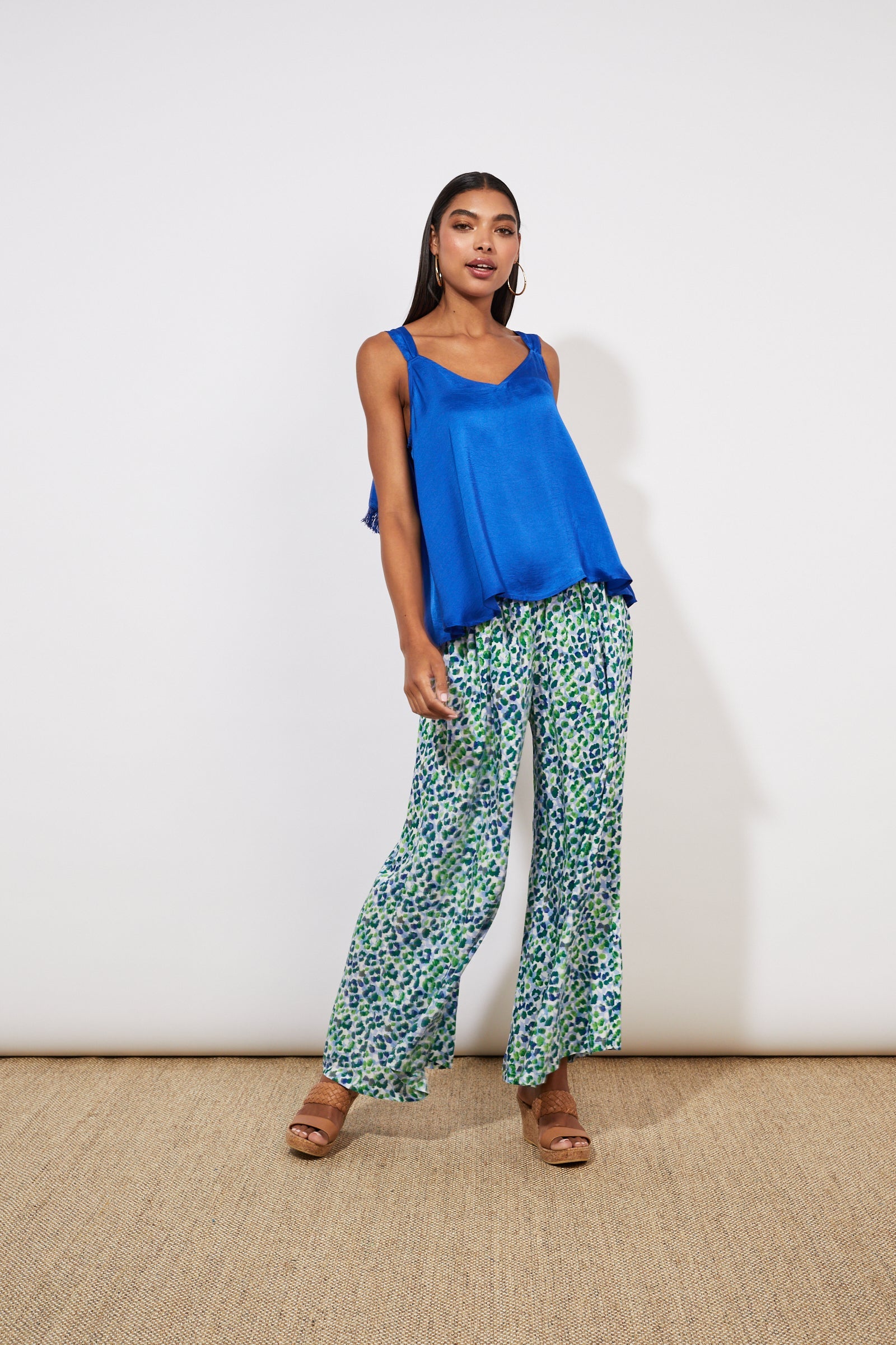 Barbados Tie Tank - Cobalt - The Haven Co