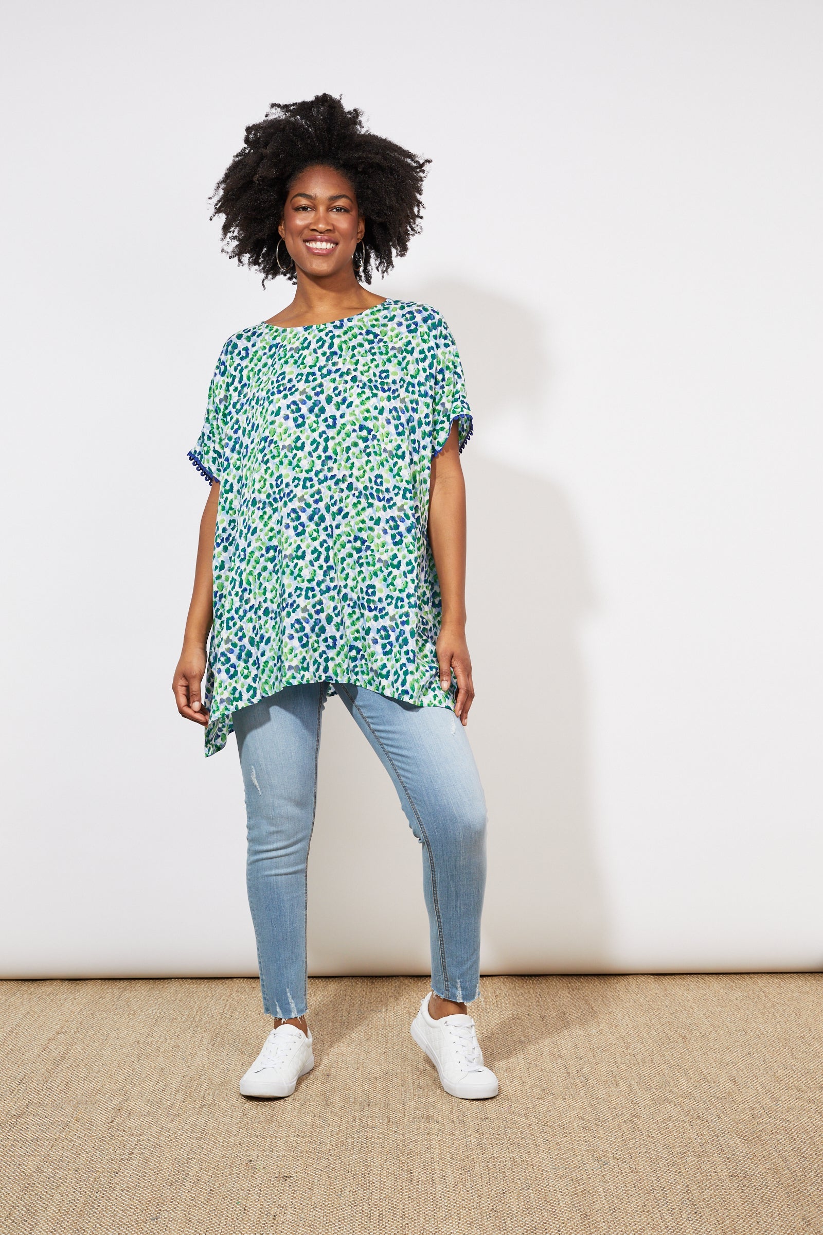 Lamu Relax Top - Savanna Blue - The Haven Co