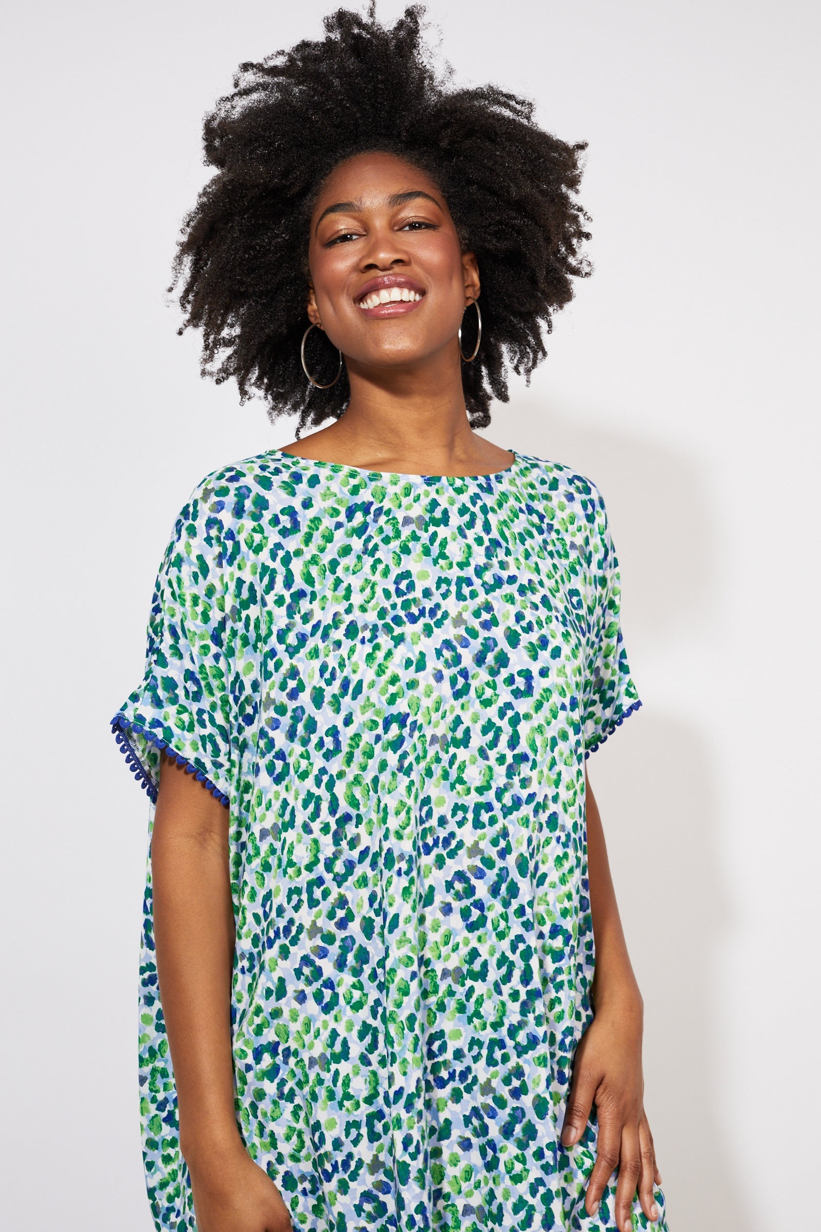 Lamu Relax Top - Savanna Blue - The Haven Co