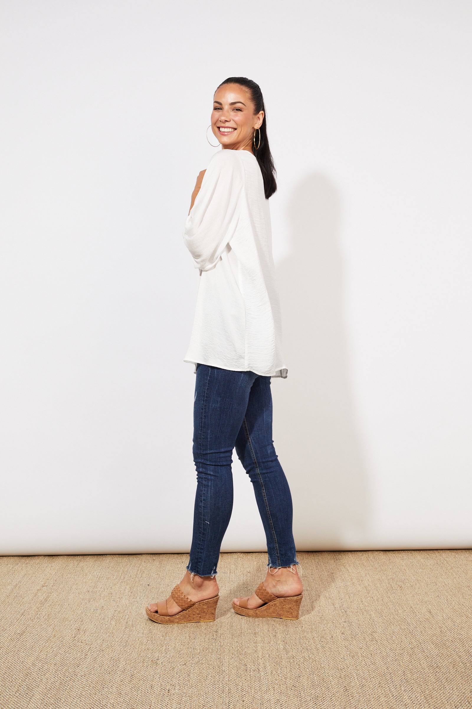 Barbados Relax Top - Coconut - The Haven Co