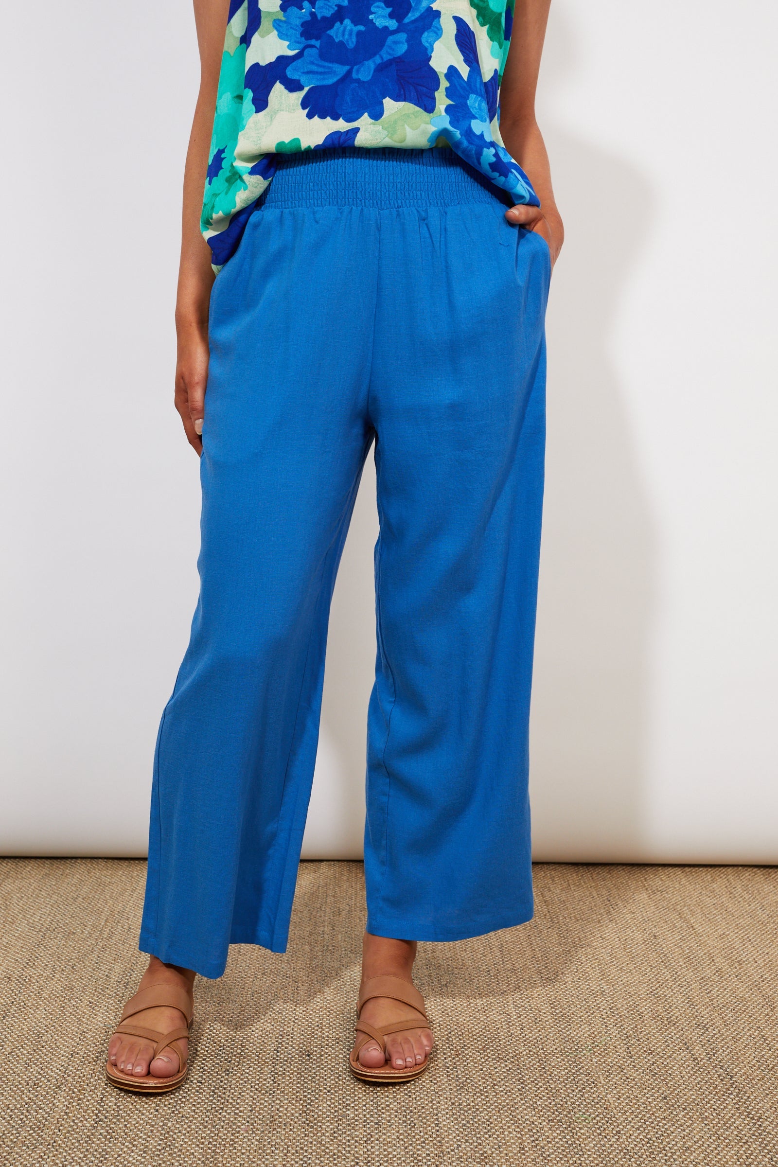 Tanna Pant - Cobalt - The Haven Co