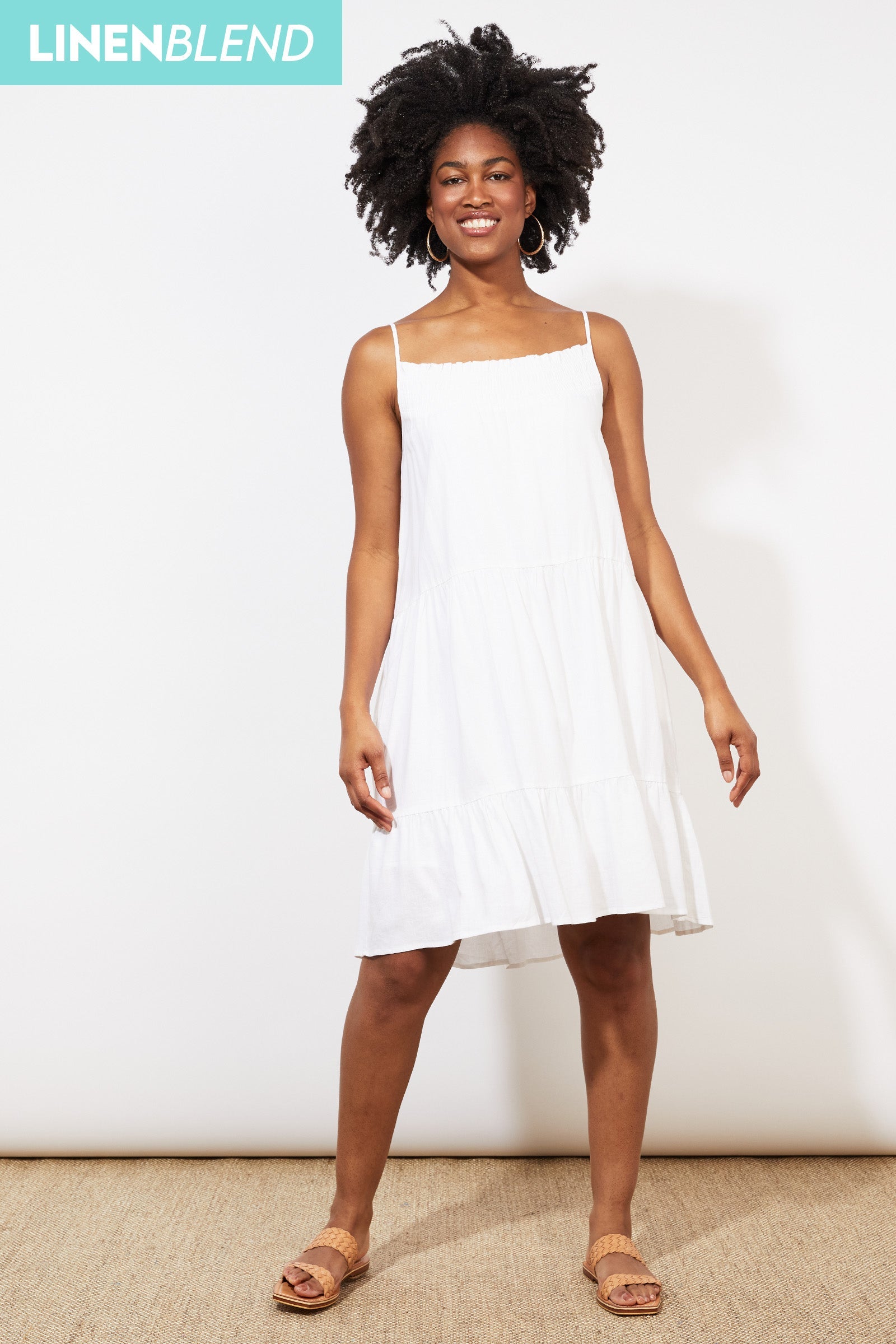 Tanna Tank Dress - Coconut - The Haven Co