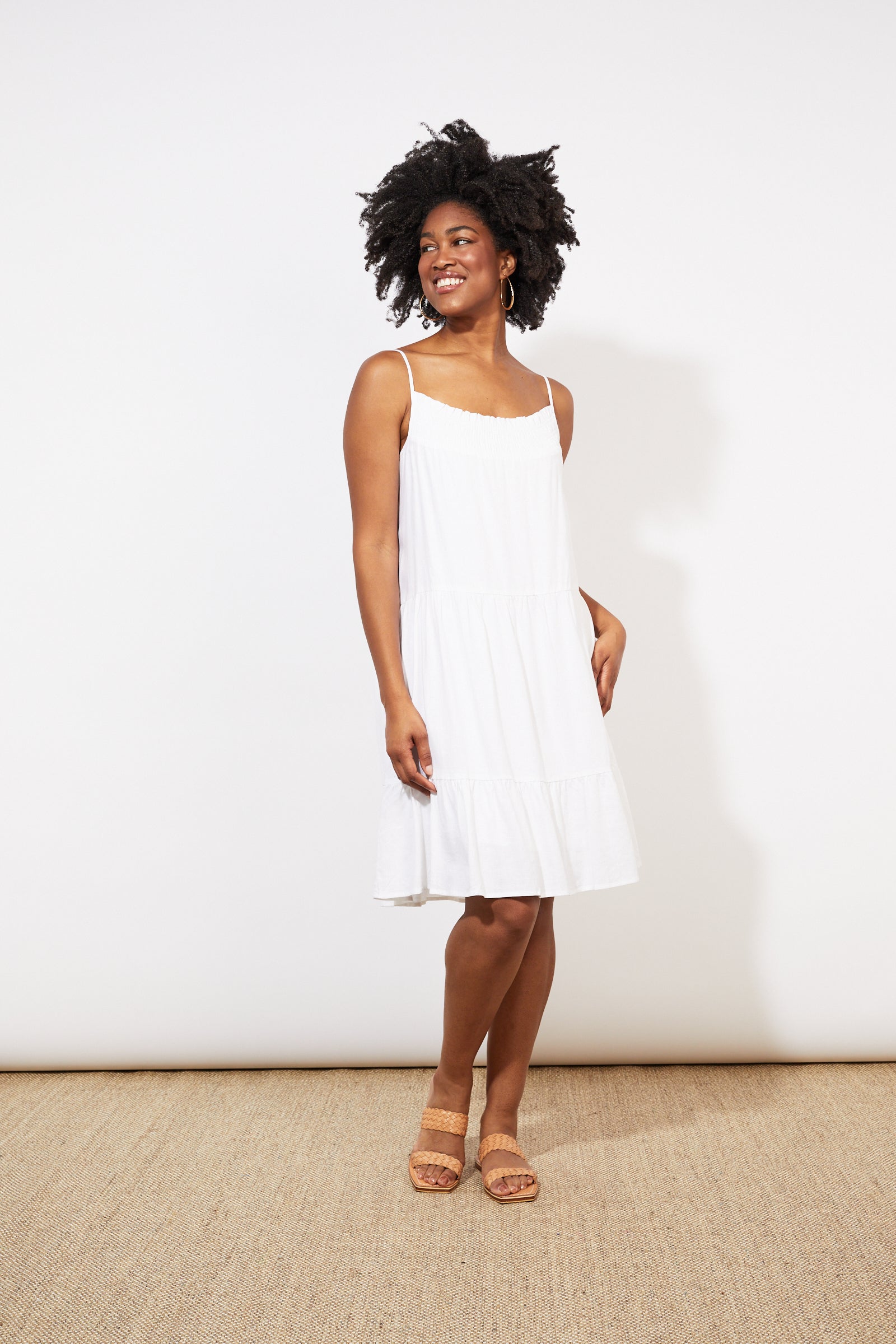 Tanna Tank Dress - Coconut - The Haven Co