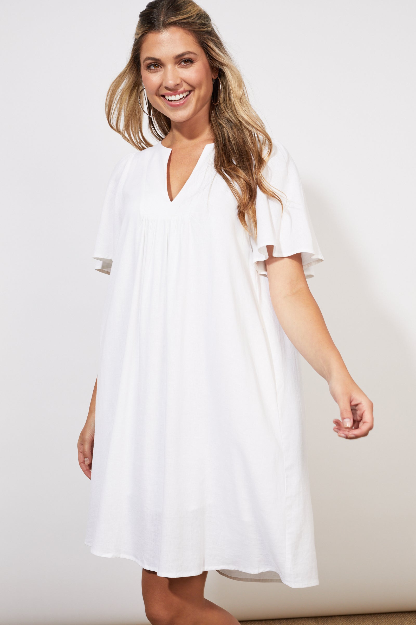 Tanna Dress - Coconut - The Haven Co