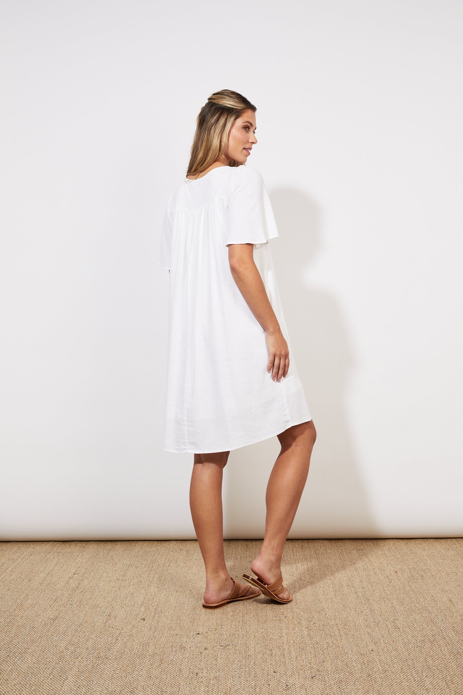 Tanna Dress - Coconut - The Haven Co