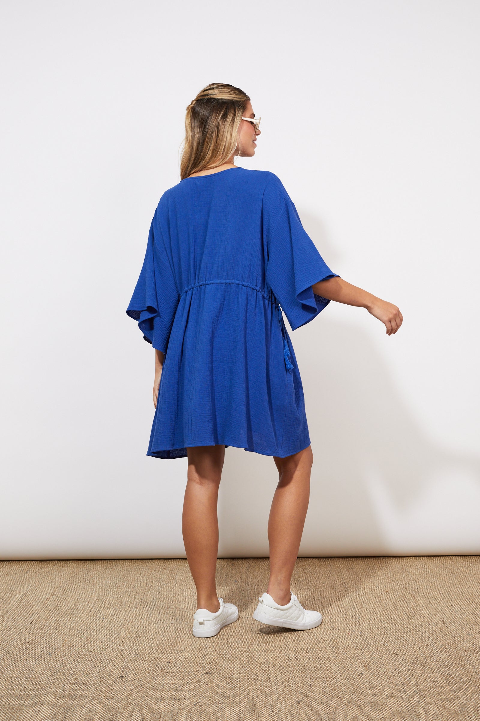 Tulum Kaftan - Cobalt - The Haven Co