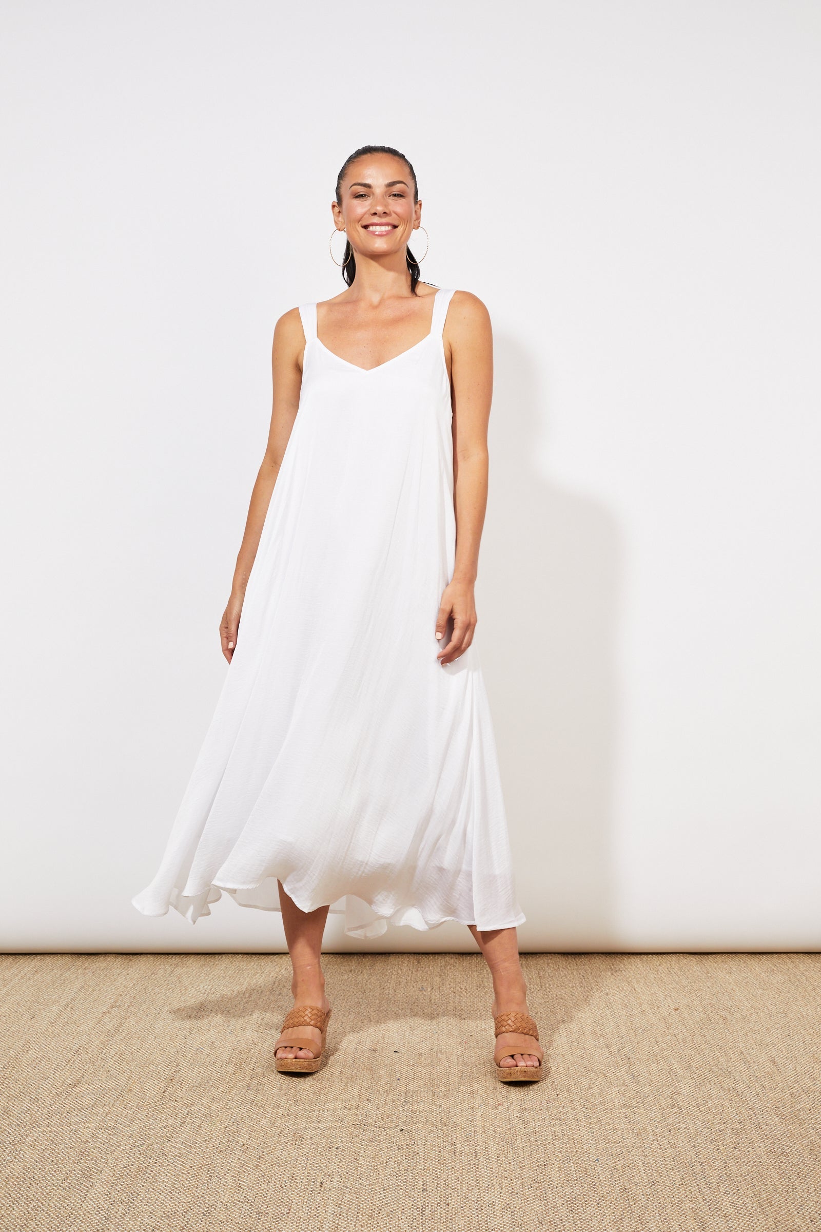 Barbados Tank Maxi - Coconut - The Haven Co