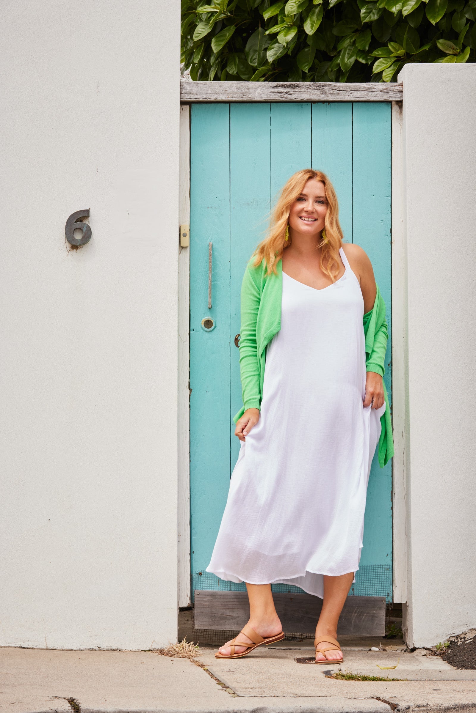 Barbados Tank Maxi - Coconut - The Haven Co