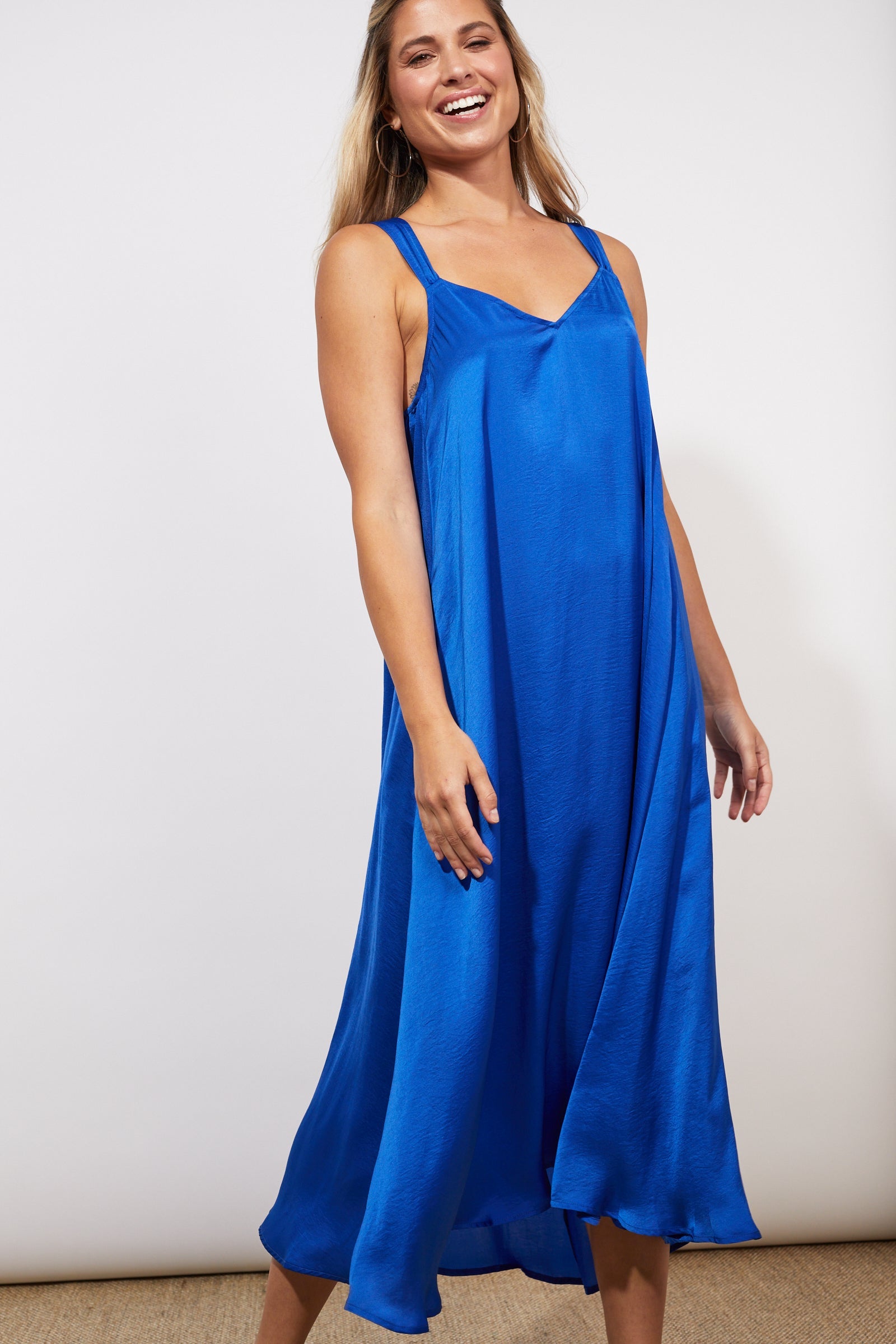 Barbados Tank Maxi - Cobalt - The Haven Co