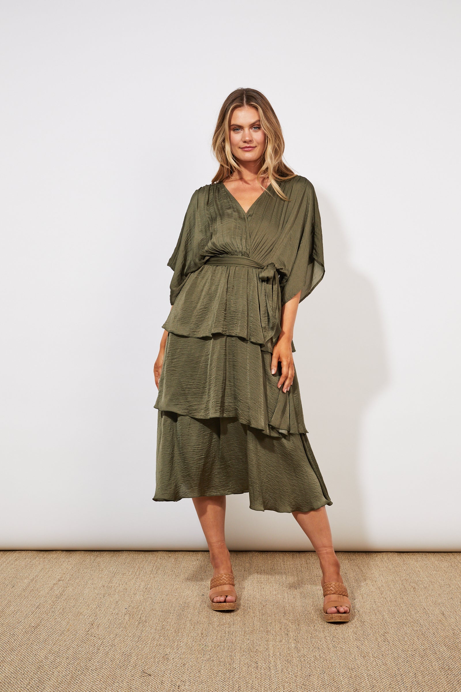 Barbados Dress - Khaki - The Haven Co