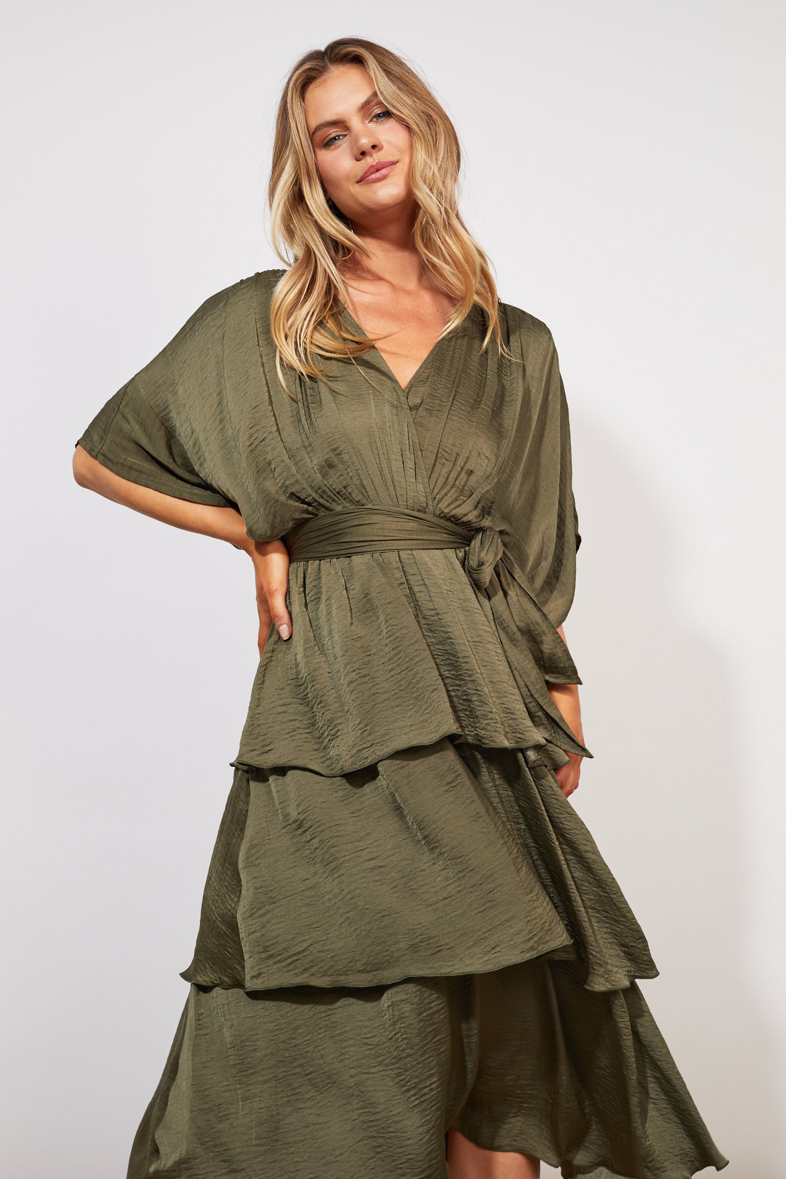 Barbados Dress - Khaki - The Haven Co