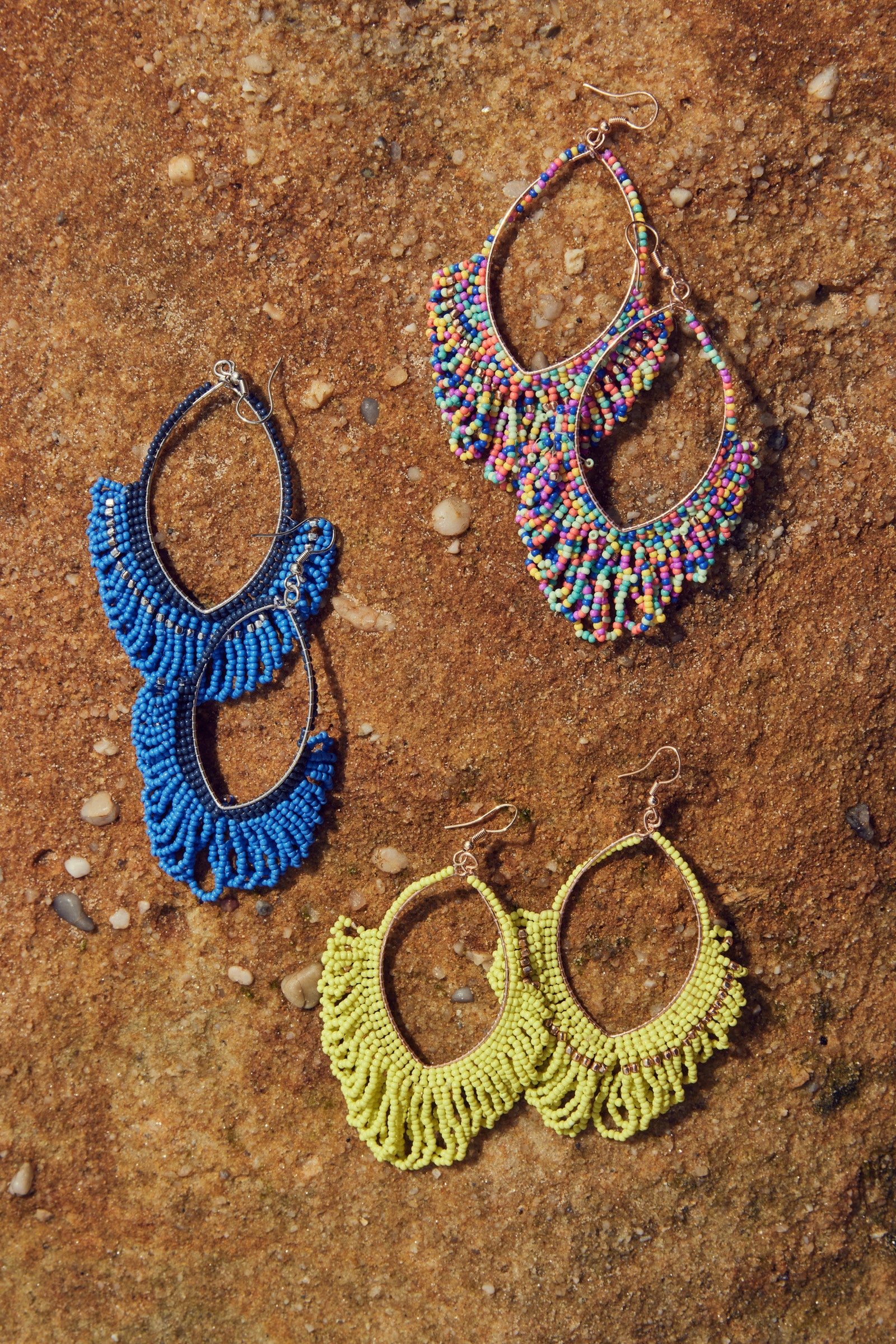 Tropic Drop Earring - Cobalt - The Haven Co