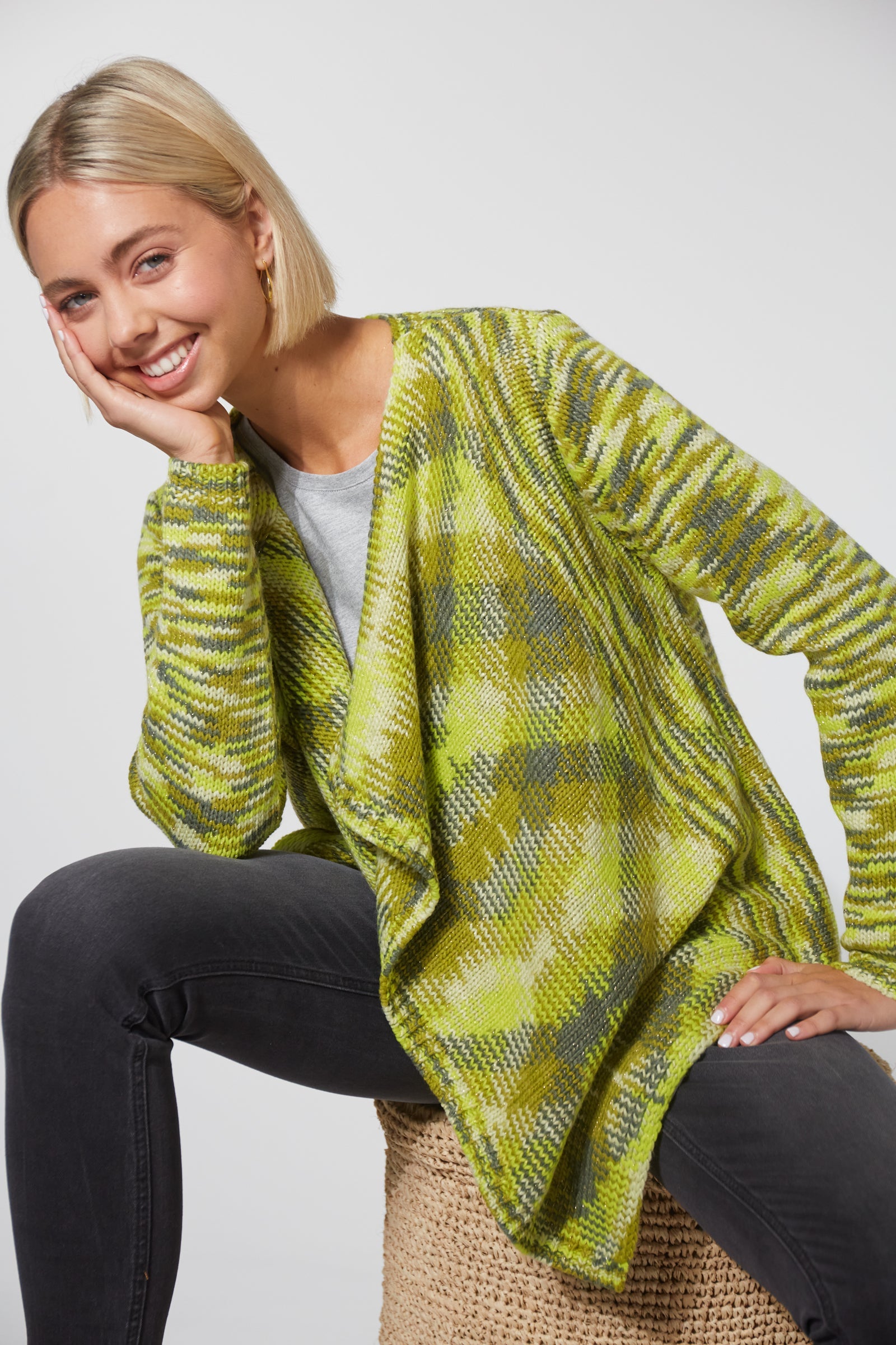 Paxson Cardigan - Cactus - The Haven Co