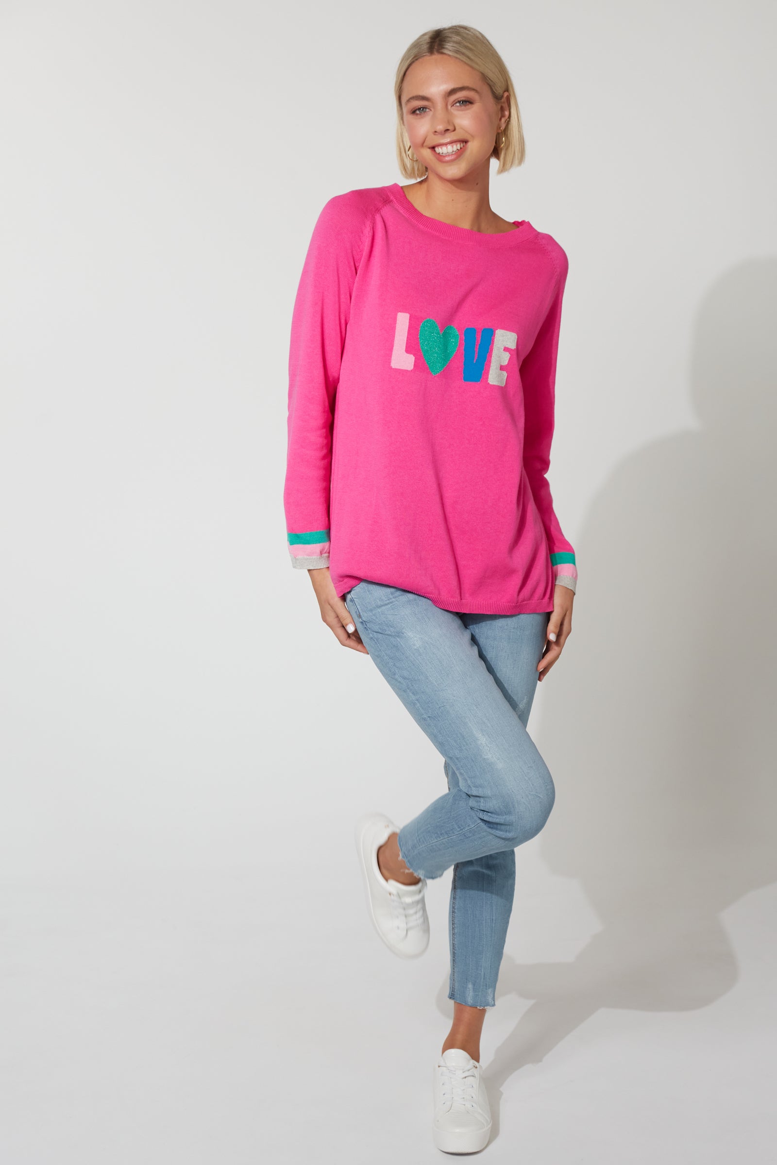 Boden Love Jumper - Azalea - The Haven Co