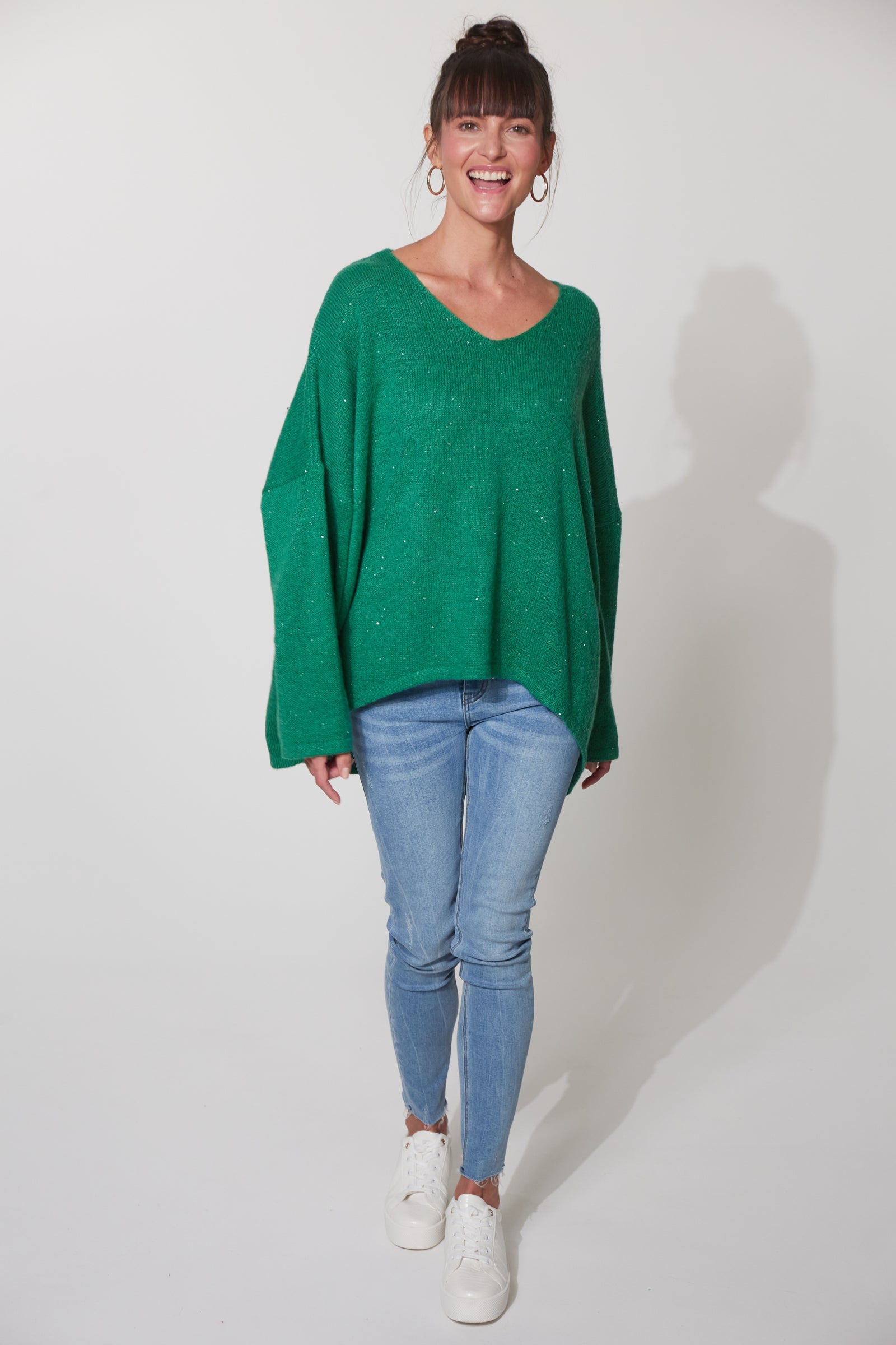 Abisko Jumper - Emerald - The Haven Co