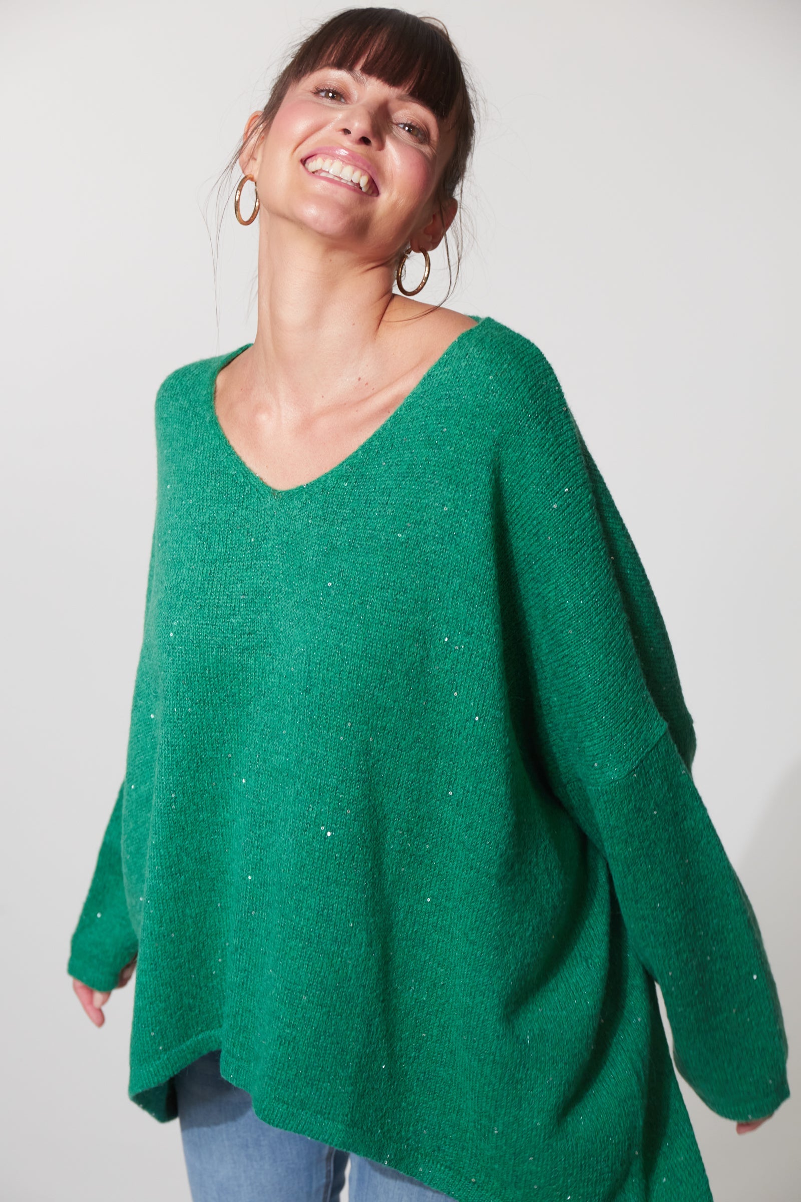 Abisko Jumper - Emerald - The Haven Co