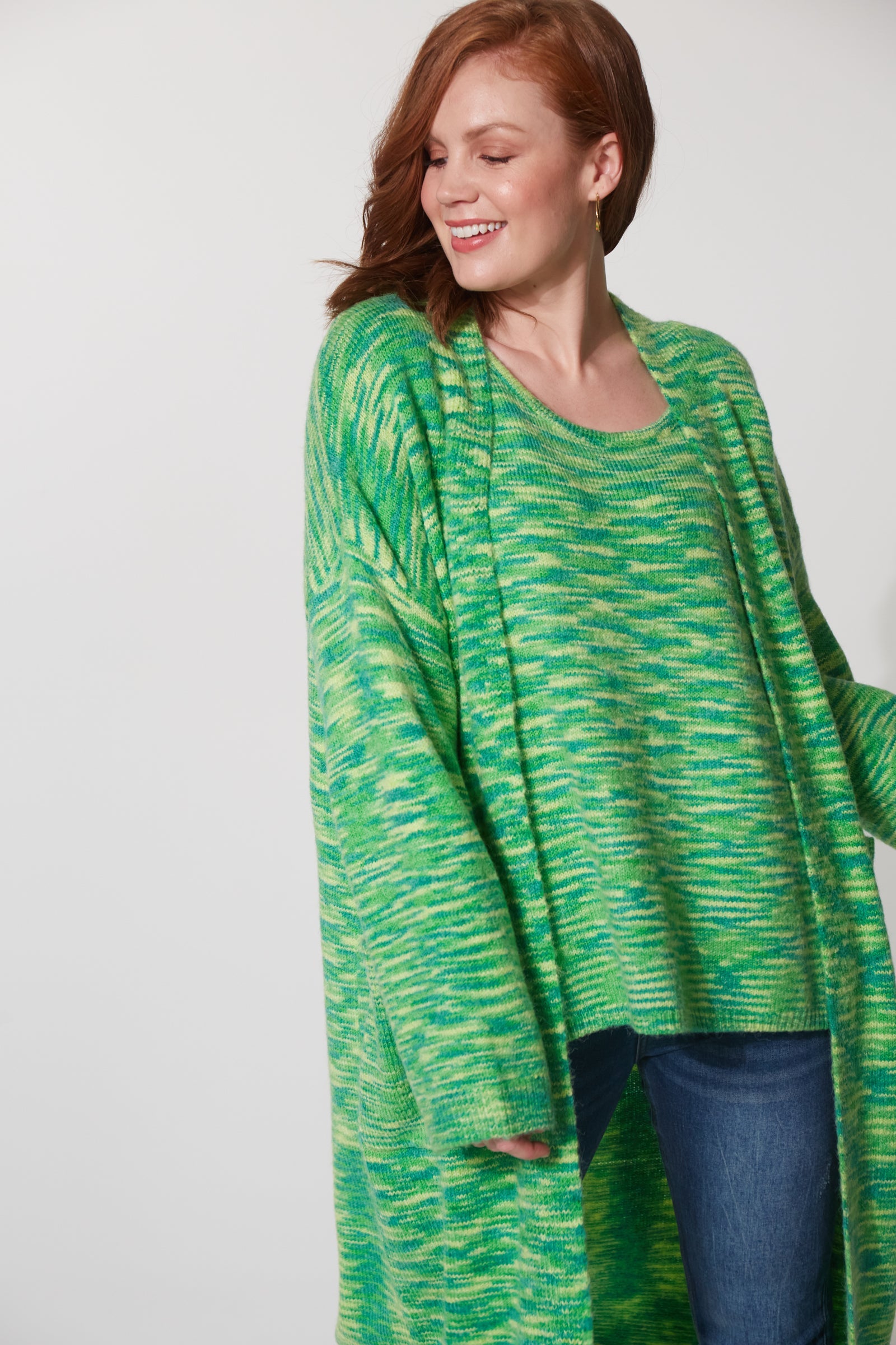 Lahti Cardigan - Evergreen - The Haven Co