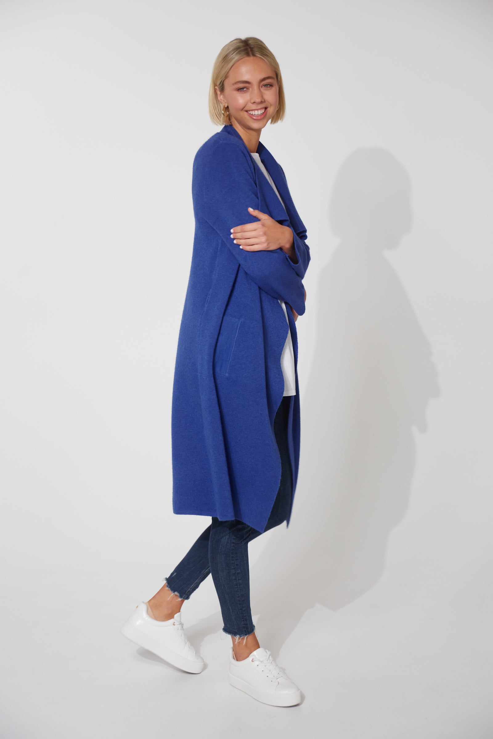 Cordova Cardigan - Cobalt - The Haven Co